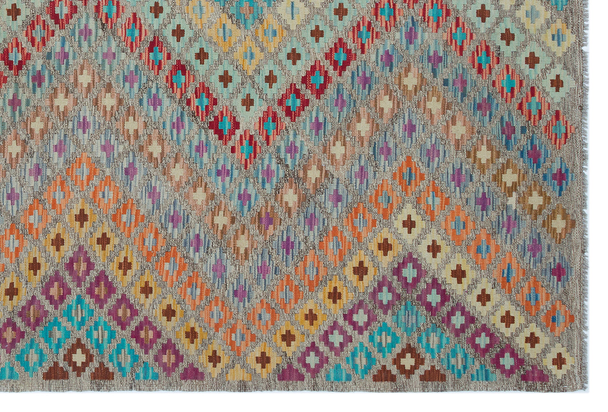 Naturel Over Dyed Kandahar Rug 5'7'' x 8'4'' ft 170 x 255 cm
