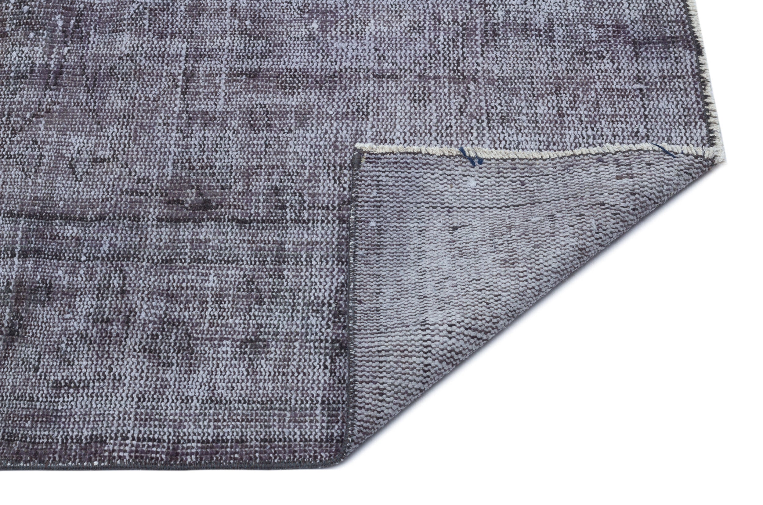 Gray Over Dyed Vintage Rug 6'0'' x 9'1'' ft 184 x 276 cm