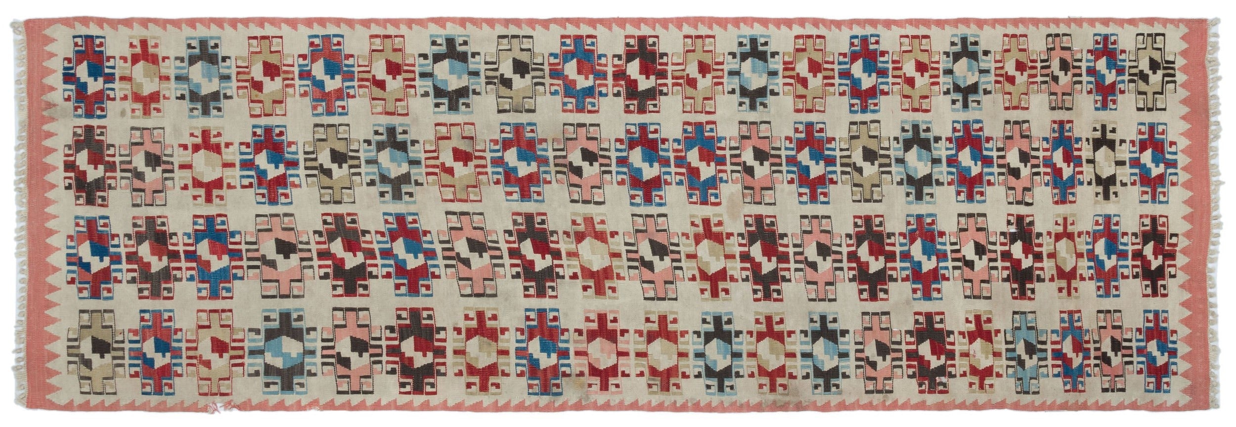 Natural Anatolium Turkish Vintage Runner 2'7'' x 8'1'' ft 80 x 247 cm