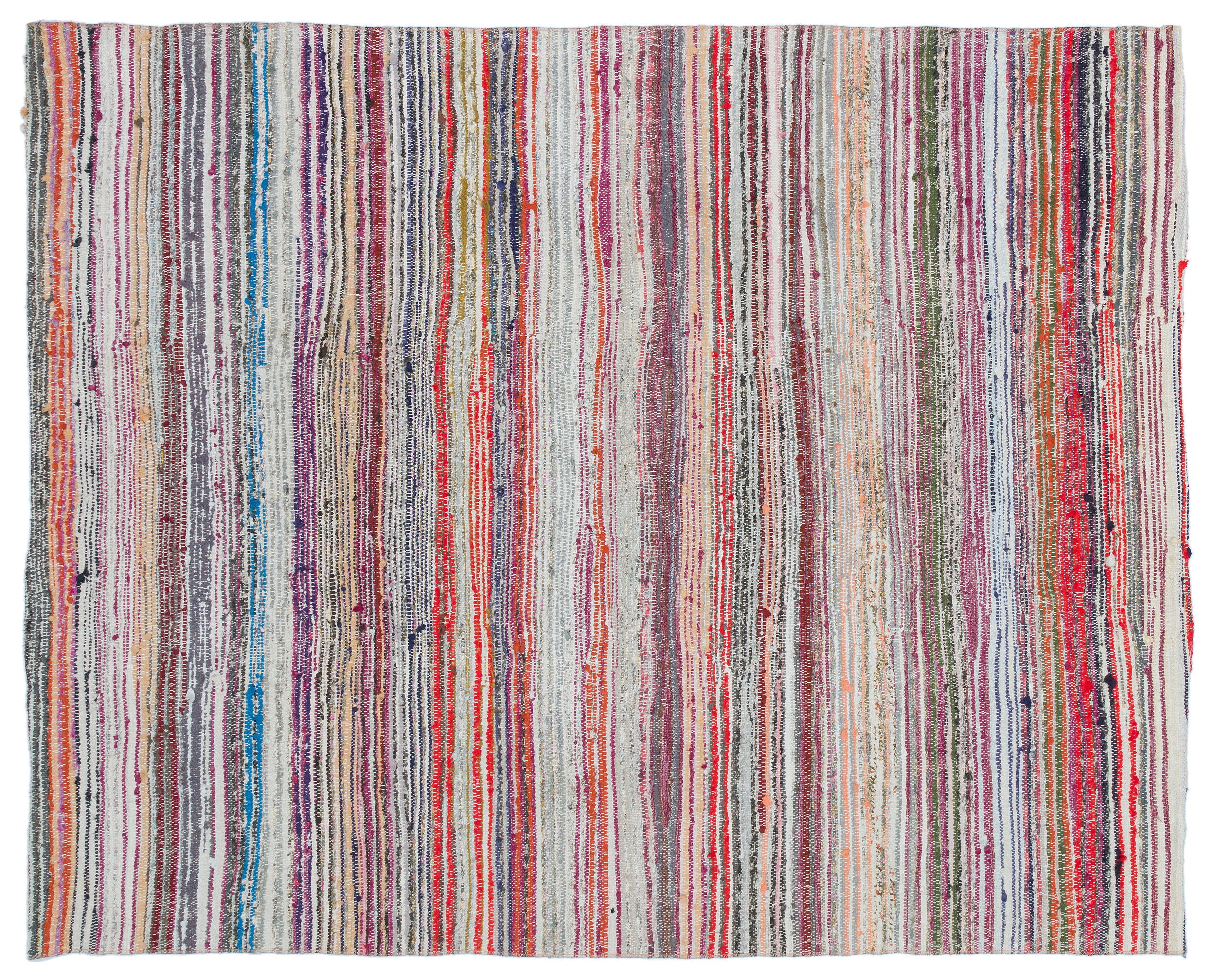 Chaput Over Dyed Kilim Rug 5'7'' x 6'11'' ft 171 x 210 cm