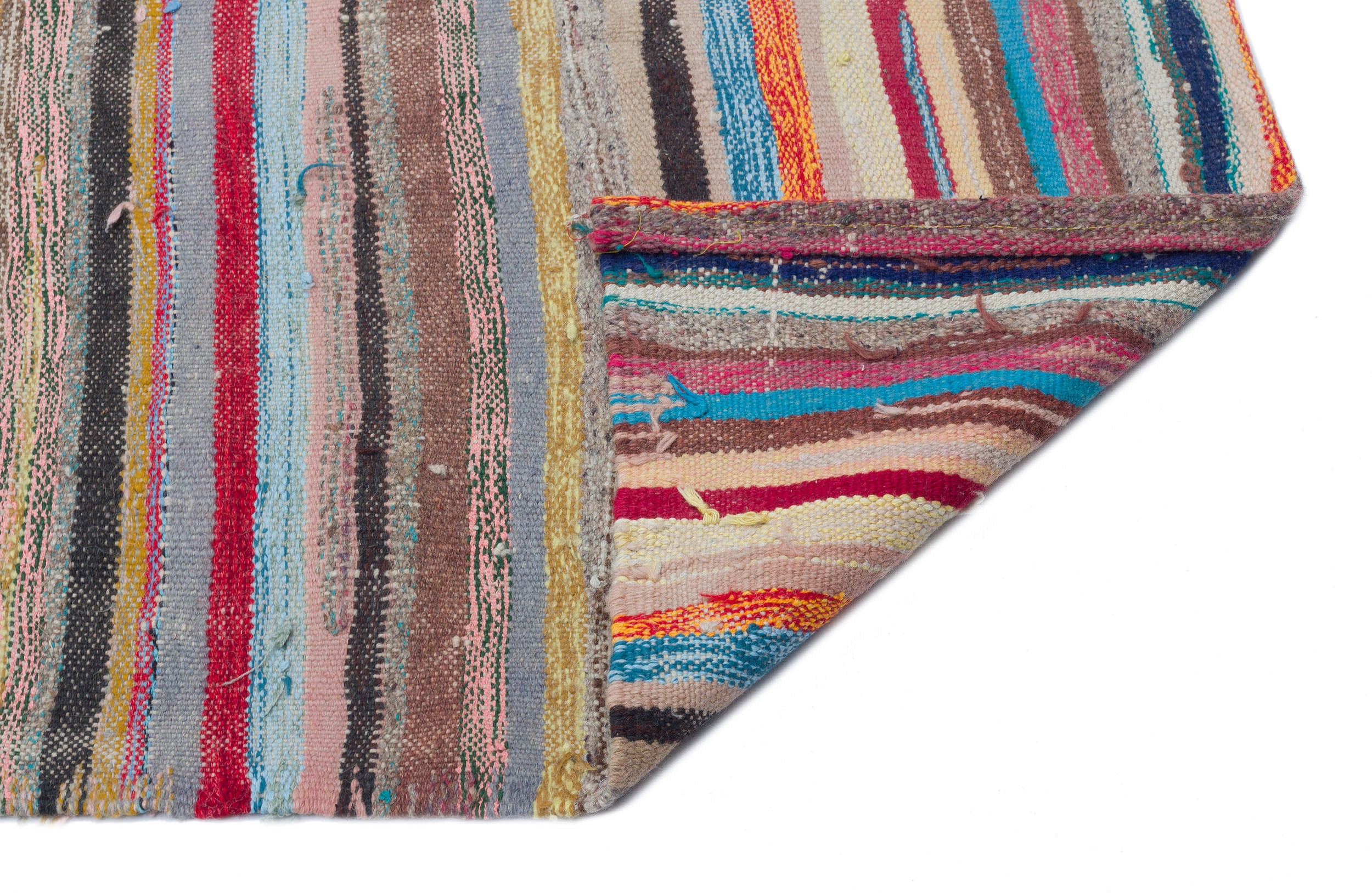 Chaput Over Dyed Kilim Rug 4'10'' x 11'1'' ft 148 x 337 cm