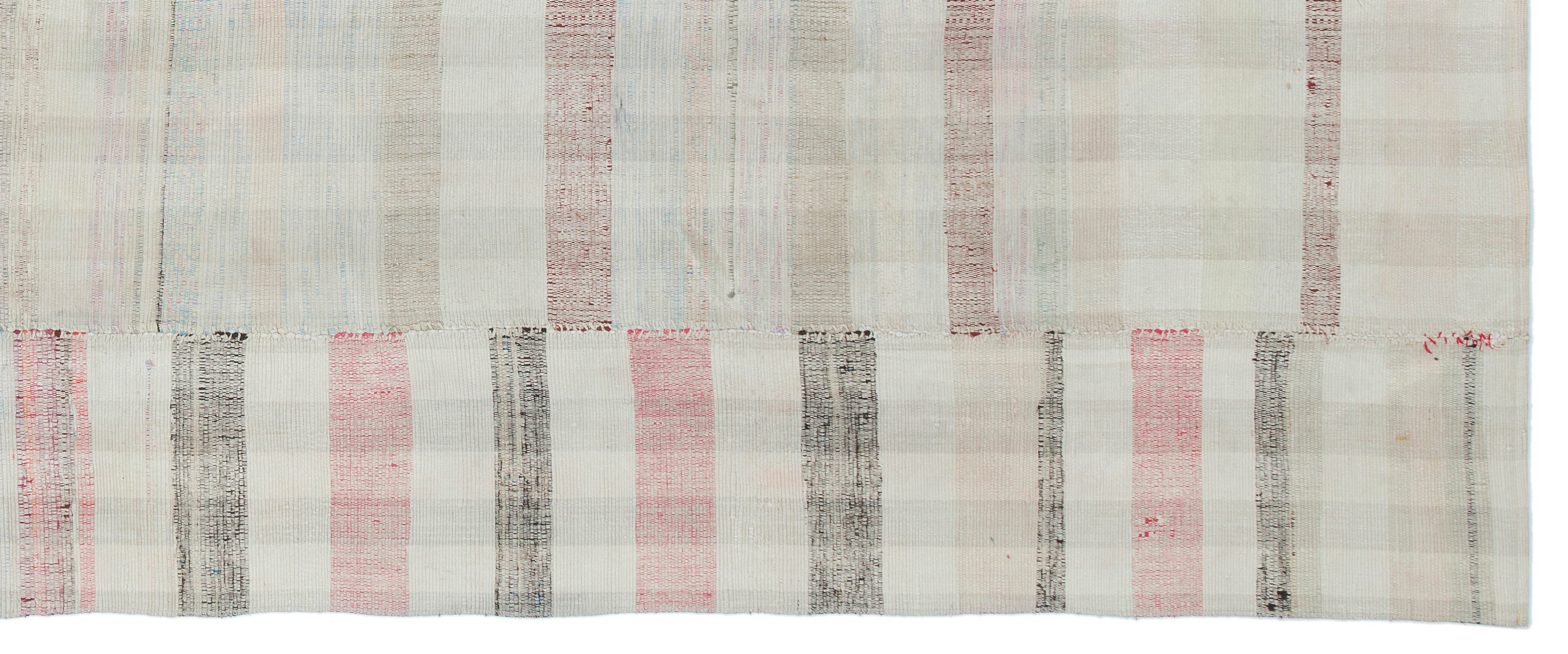 Chaput Over Dyed Kilim Rug 4'6'' x 10'10'' ft 137 x 330 cm