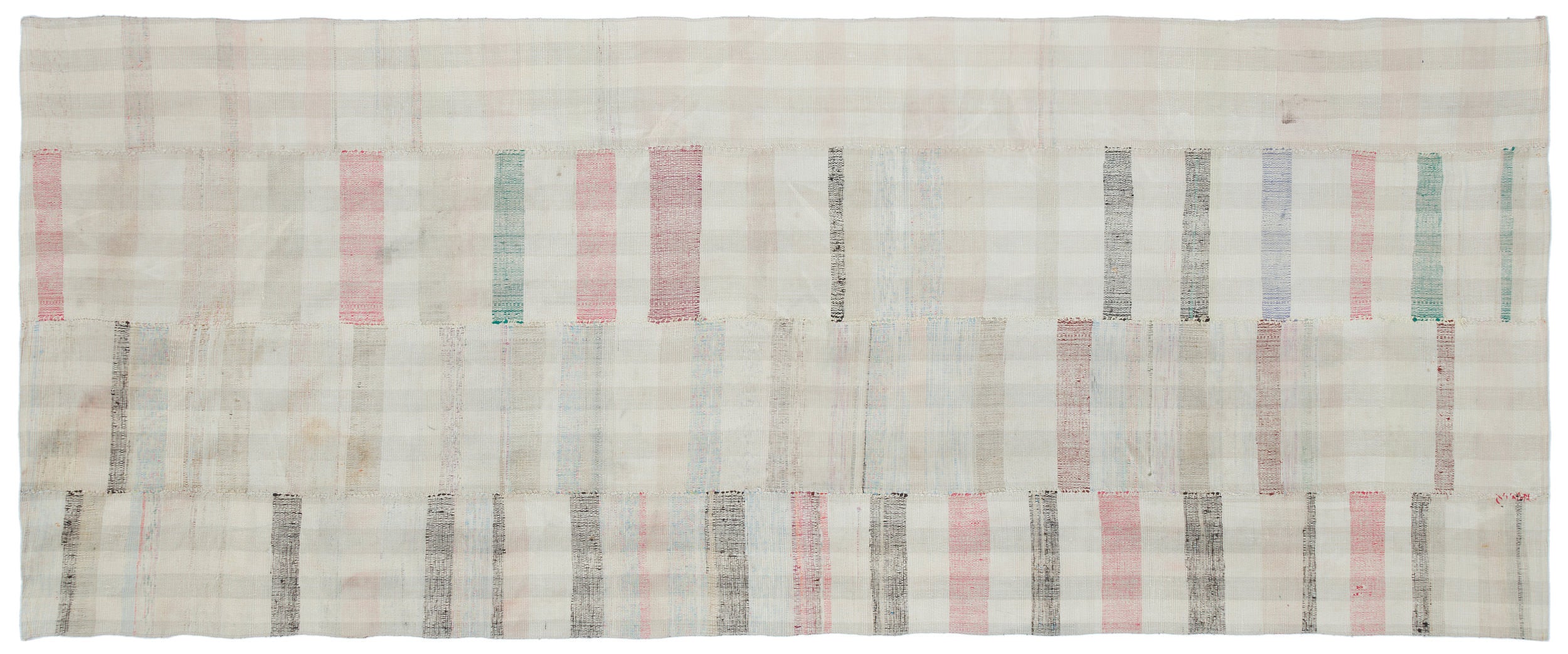 Chaput Over Dyed Kilim Rug 4'6'' x 10'10'' ft 137 x 330 cm