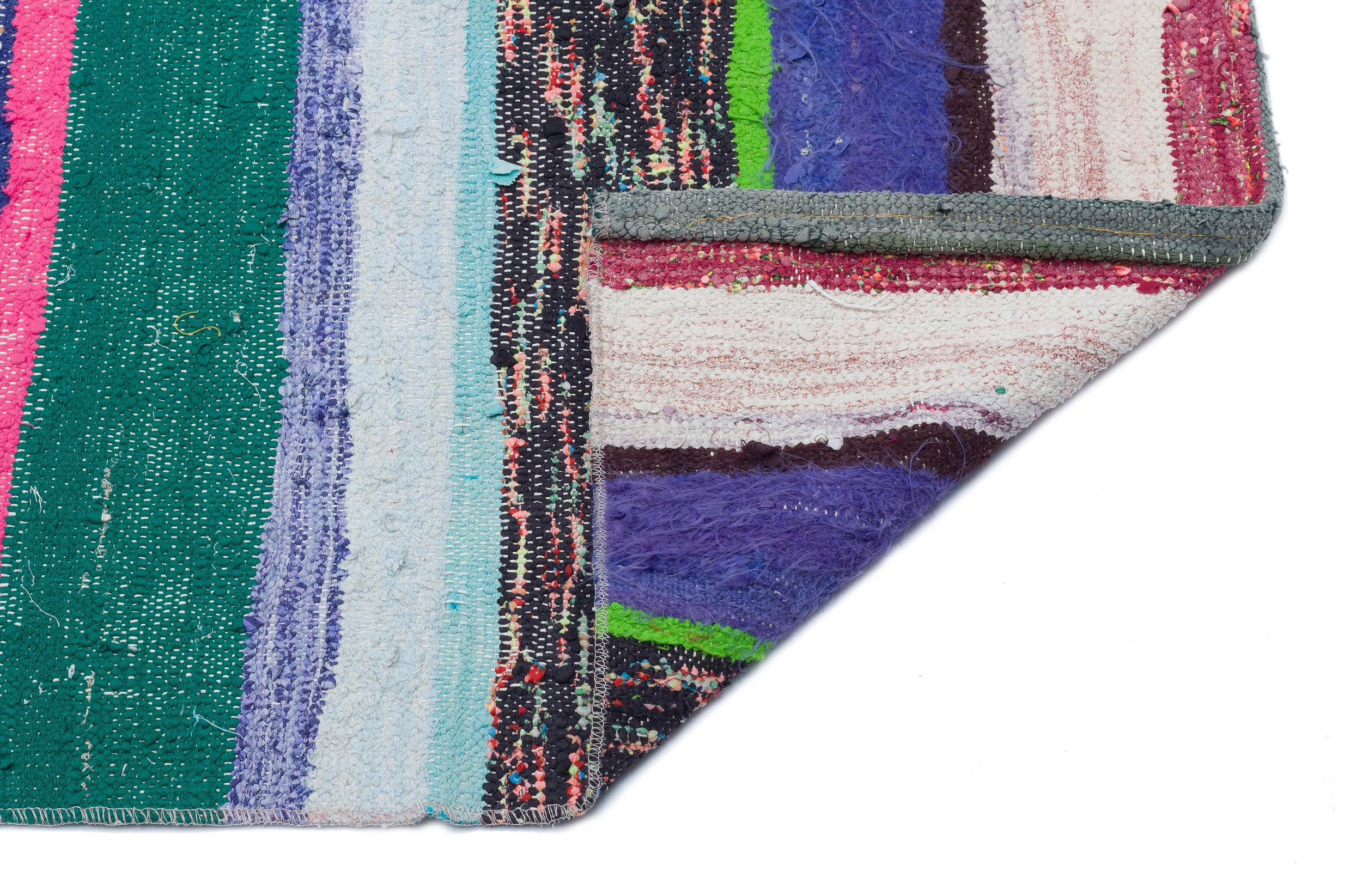 Chaput Over Dyed Kilim Rug 6'2'' x 7'7'' ft 187 x 230 cm