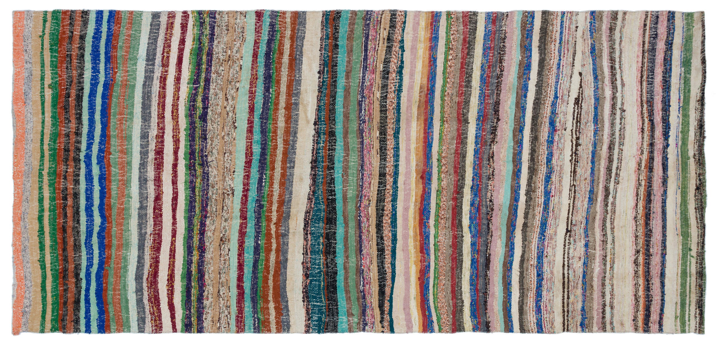 Chaput Over Dyed Kilim Rug 5'2'' x 10'10'' ft 157 x 330 cm