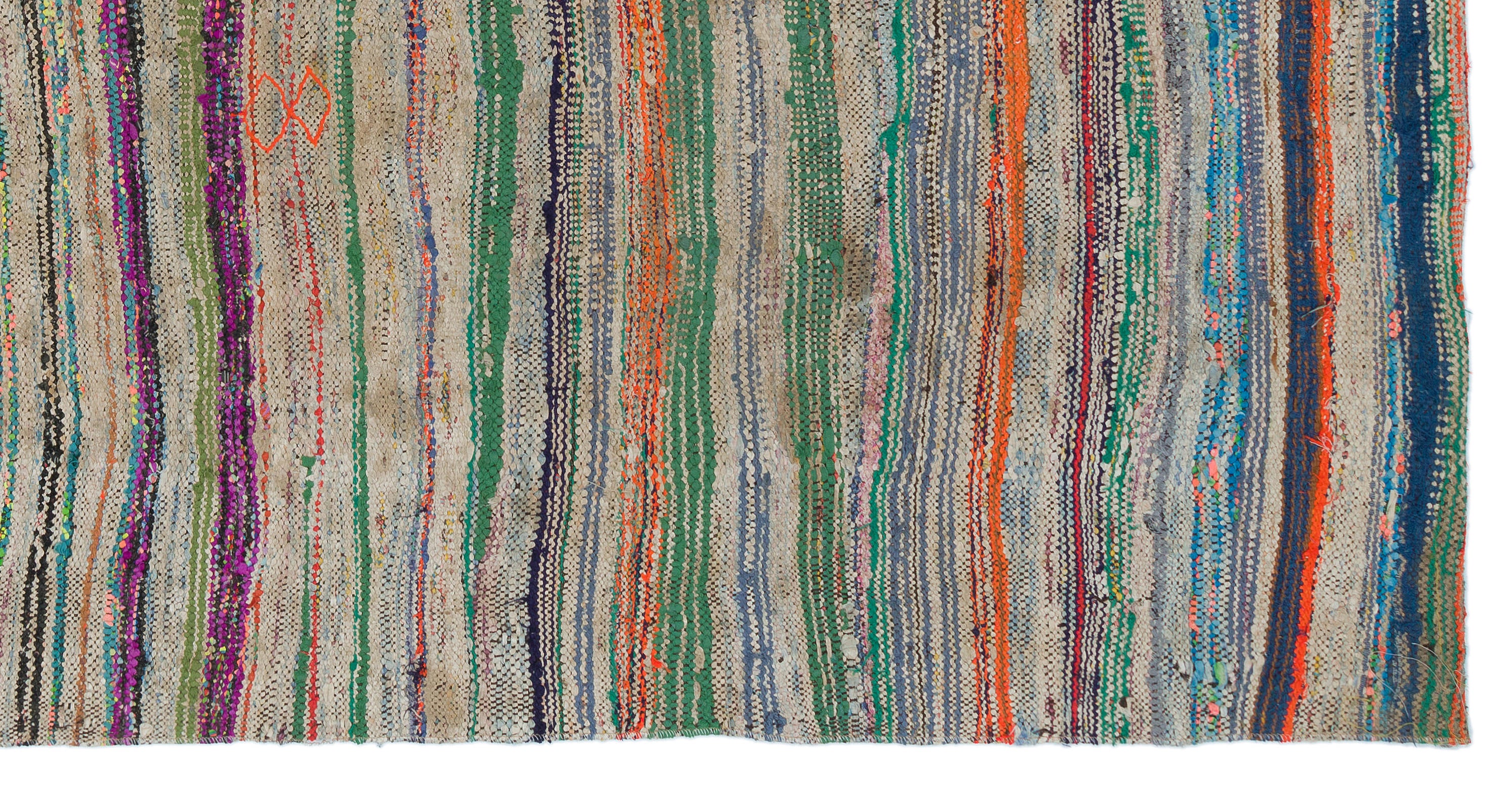 Chaput Over Dyed Kilim Rug 4'6'' x 8'4'' ft 138 x 255 cm