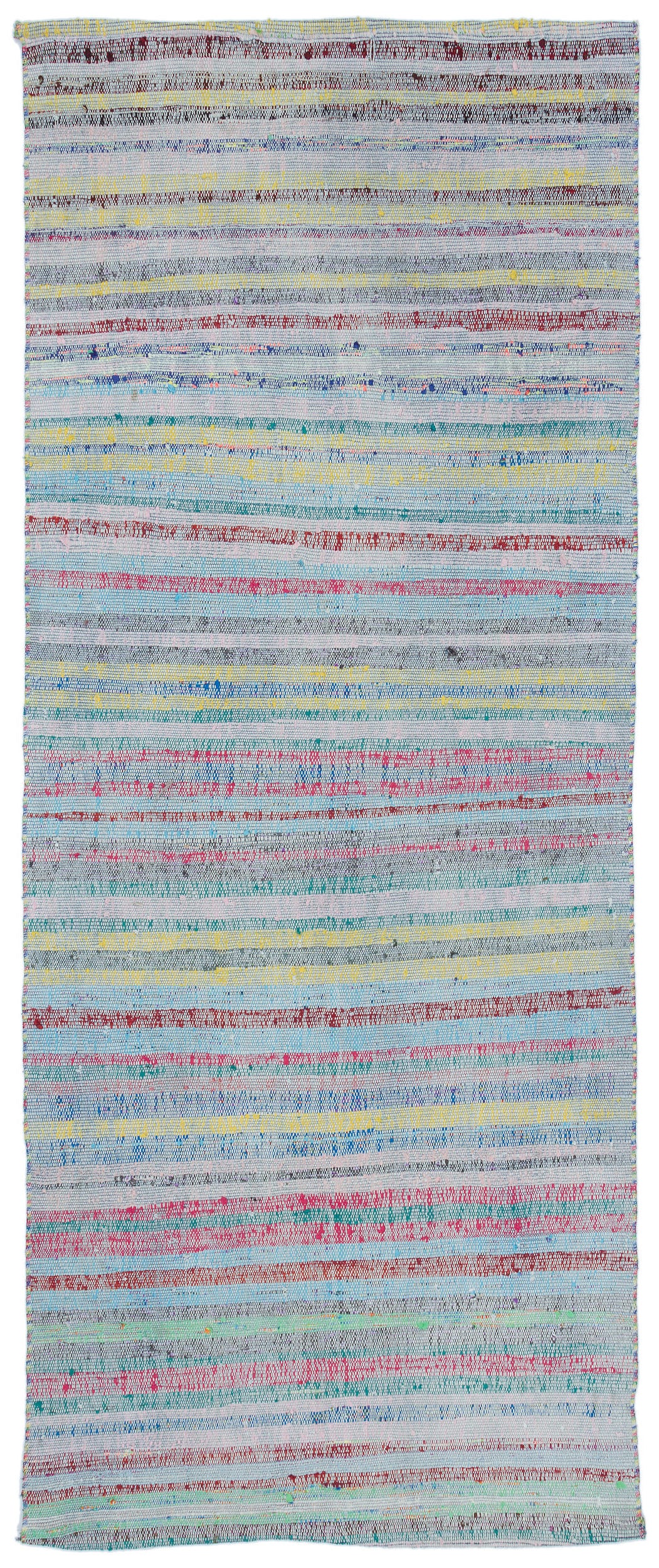 Chaput Over Dyed Kilim Rug 2'12'' x 7'7'' ft 91 x 230 cm