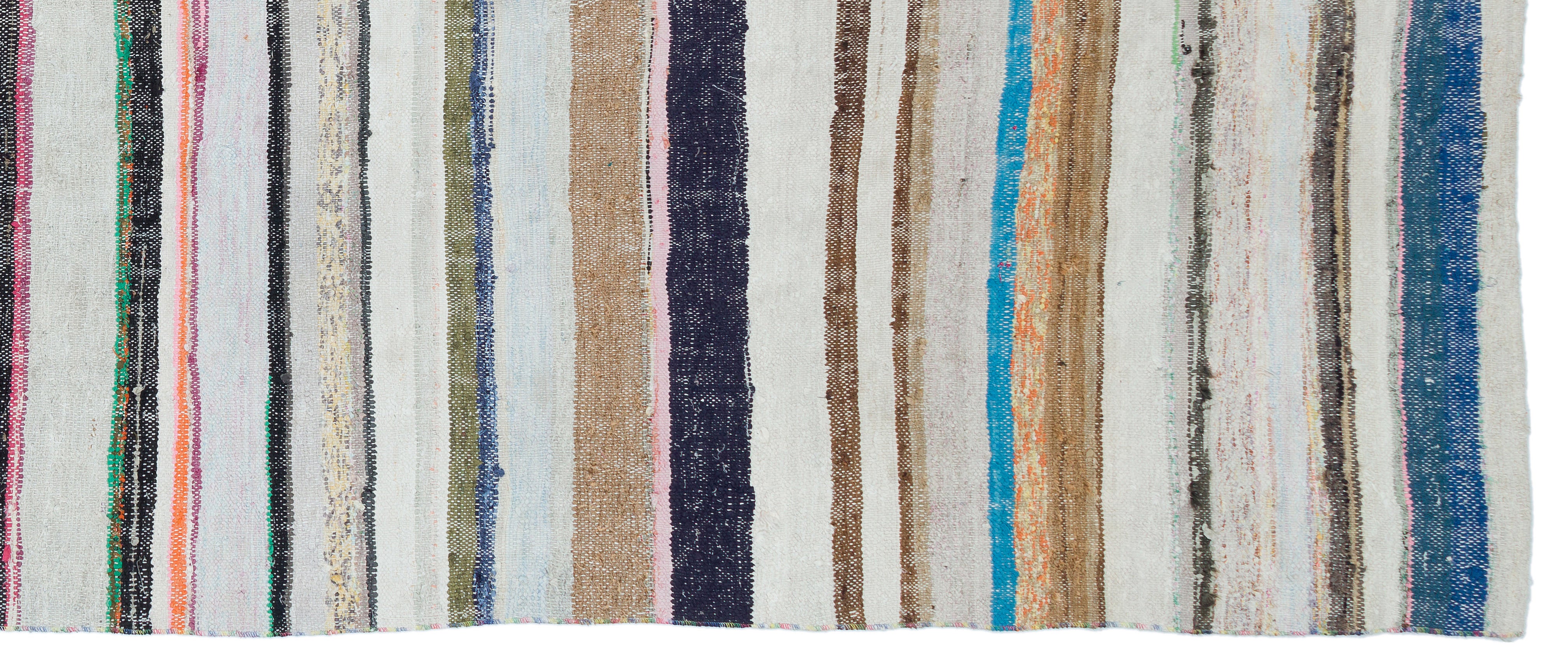 Chaput Over Dyed Kilim Rug 4'12'' x 11'11'' ft 152 x 362 cm