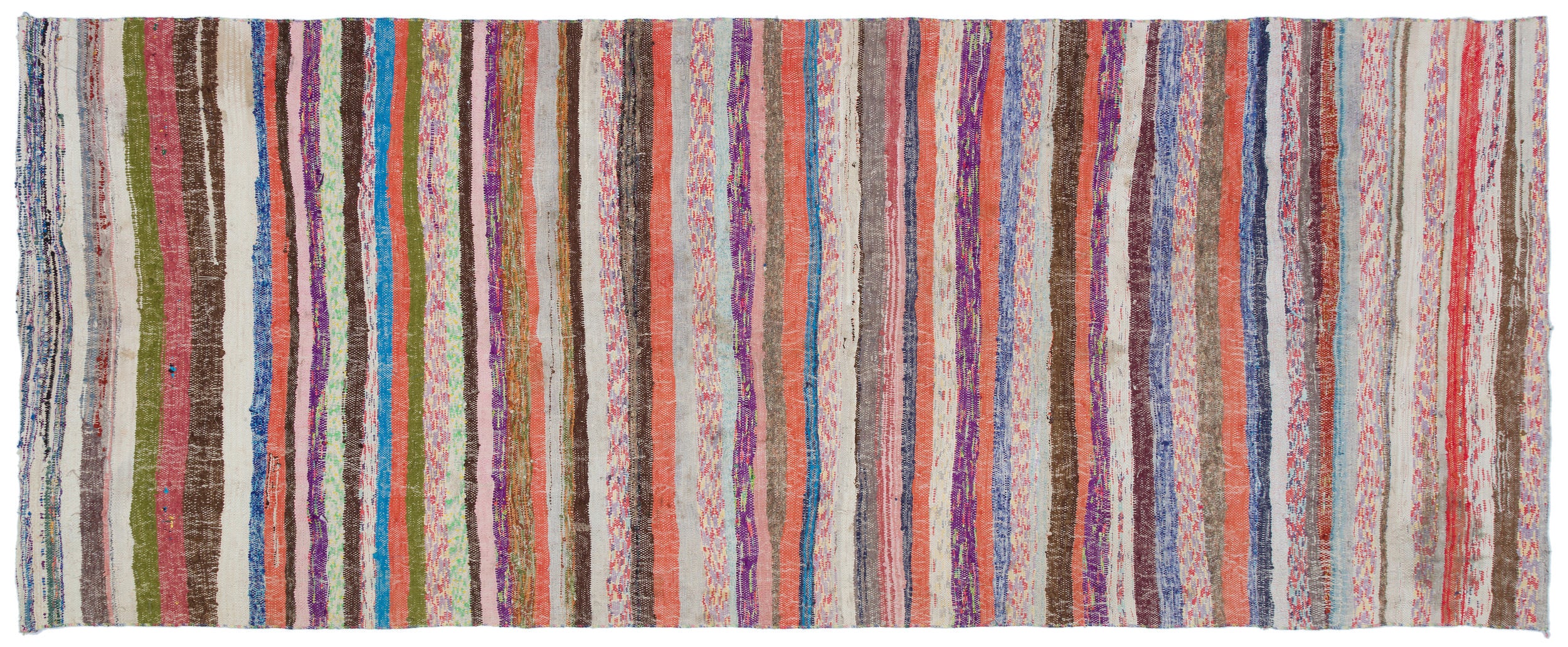 Chaput Over Dyed Kilim Rug 4'8'' x 11'7'' ft 143 x 354 cm