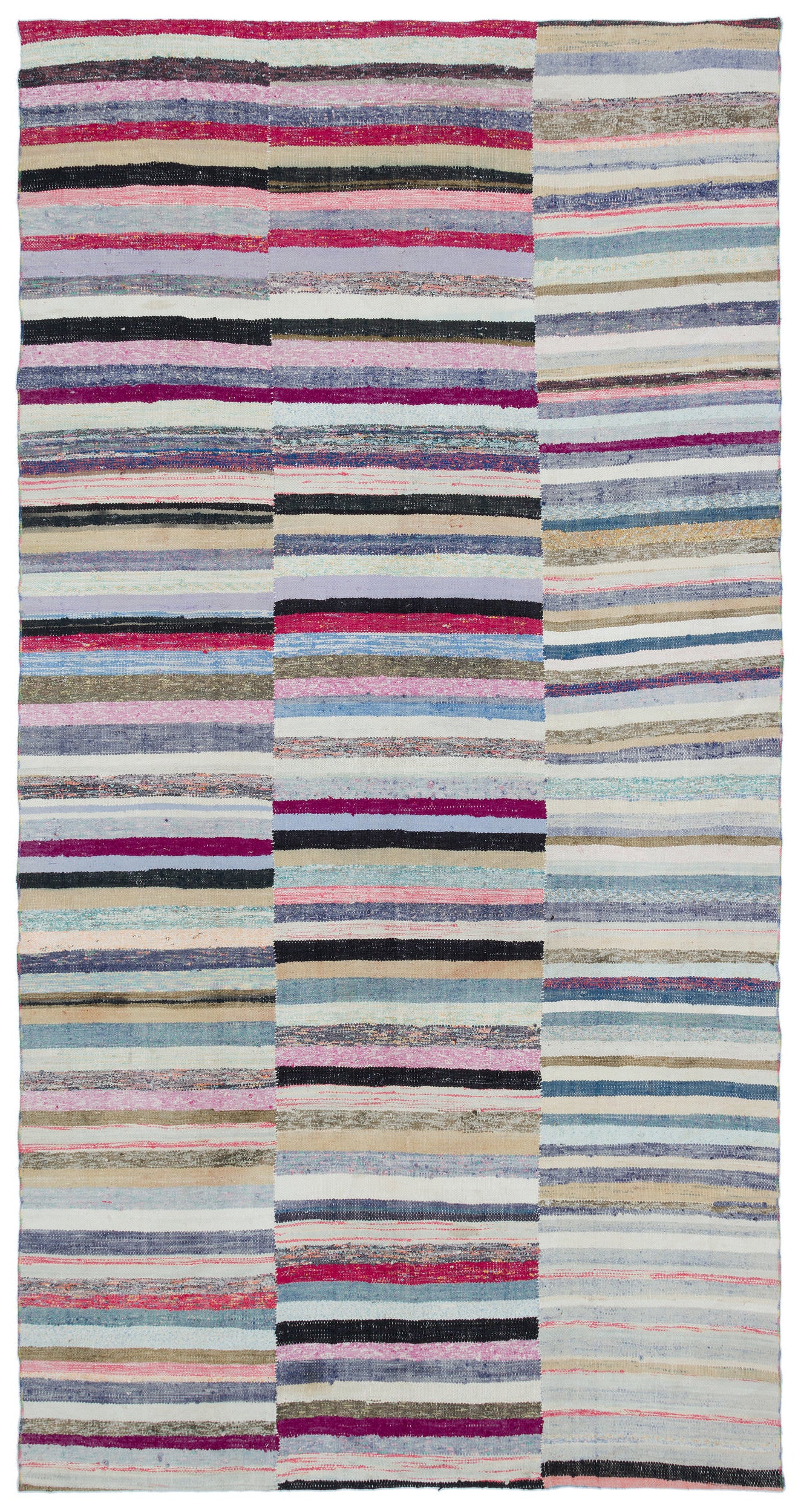 Chaput Over Dyed Kilim Rug 5'5'' x 9'11'' ft 166 x 303 cm