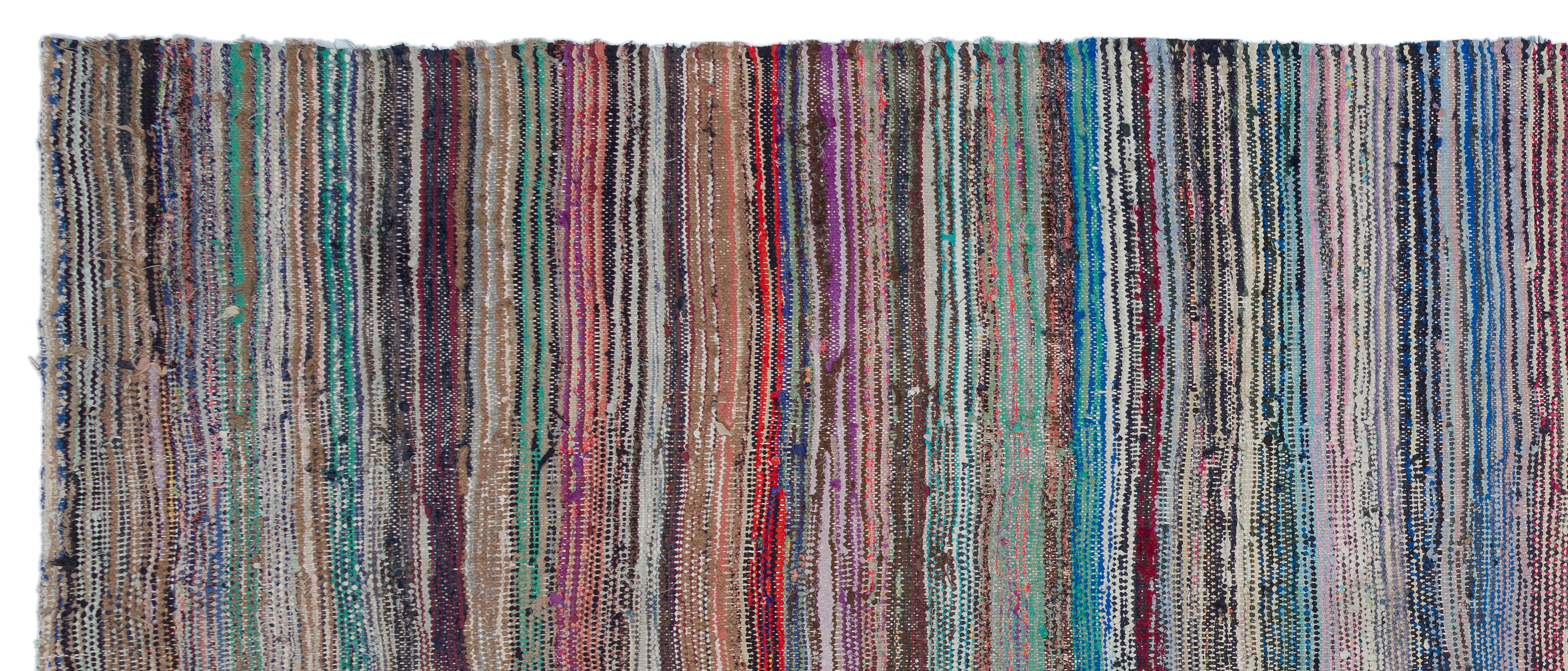Chaput Over Dyed Kilim Rug 4'11'' x 11'11'' ft 151 x 364 cm