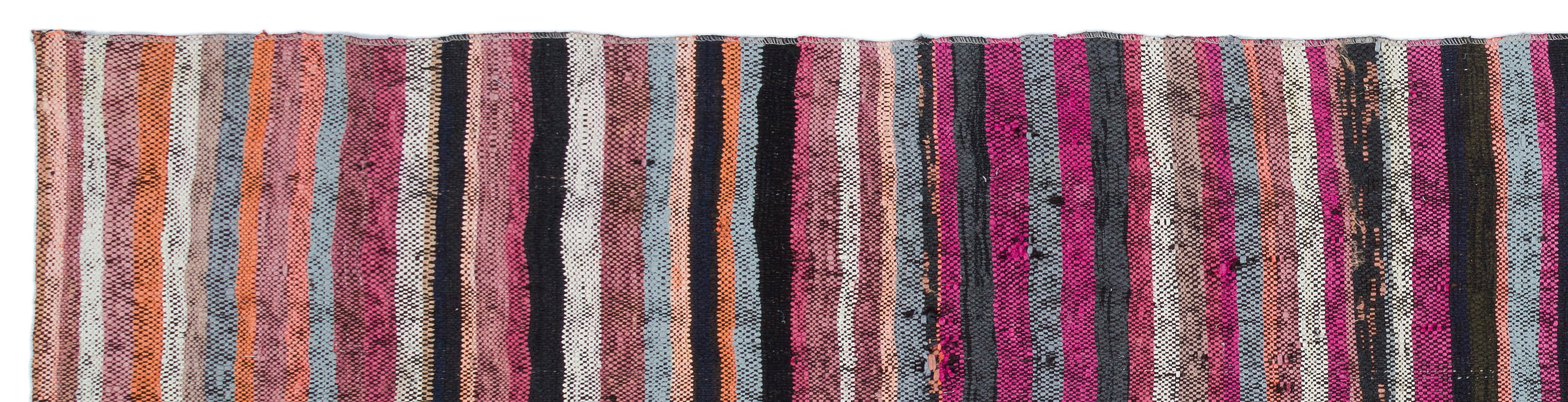 Chaput Over Dyed Kilim Rug 2'5'' x 10'1'' ft 74 x 307 cm