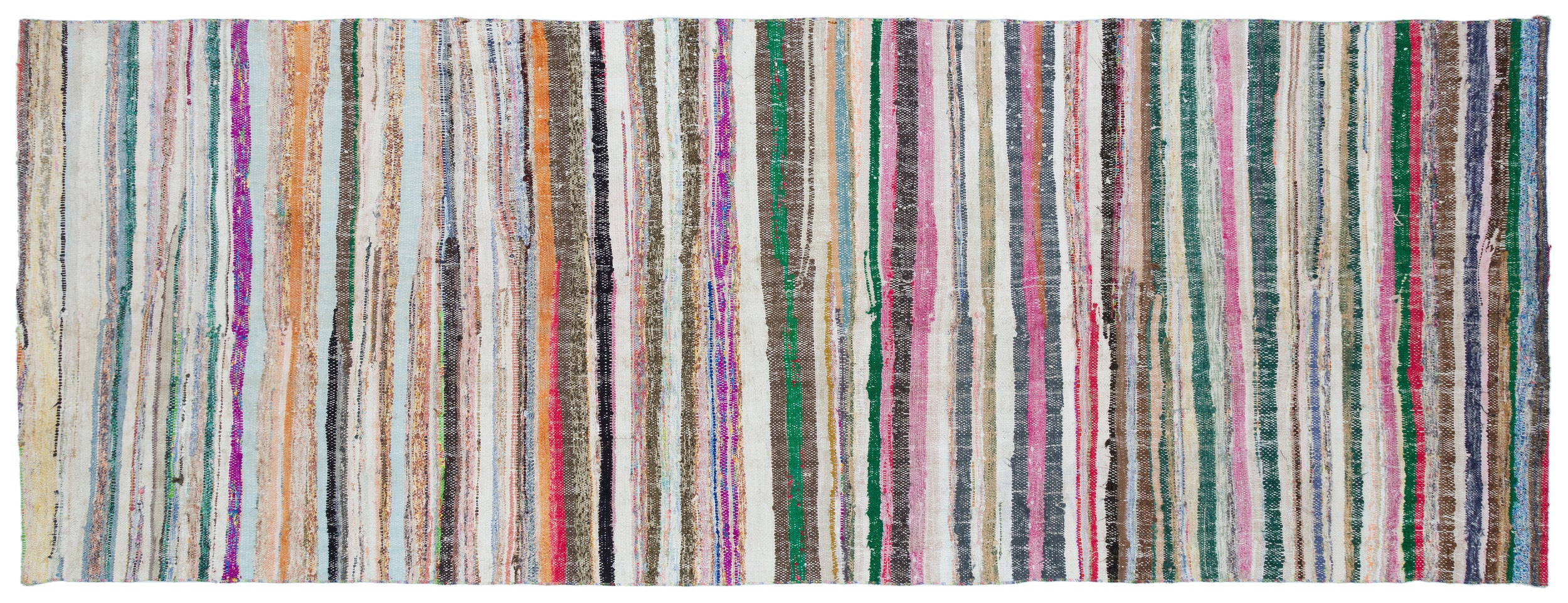 Chaput Over Dyed Kilim Rug 4'4'' x 11'9'' ft 131 x 358 cm