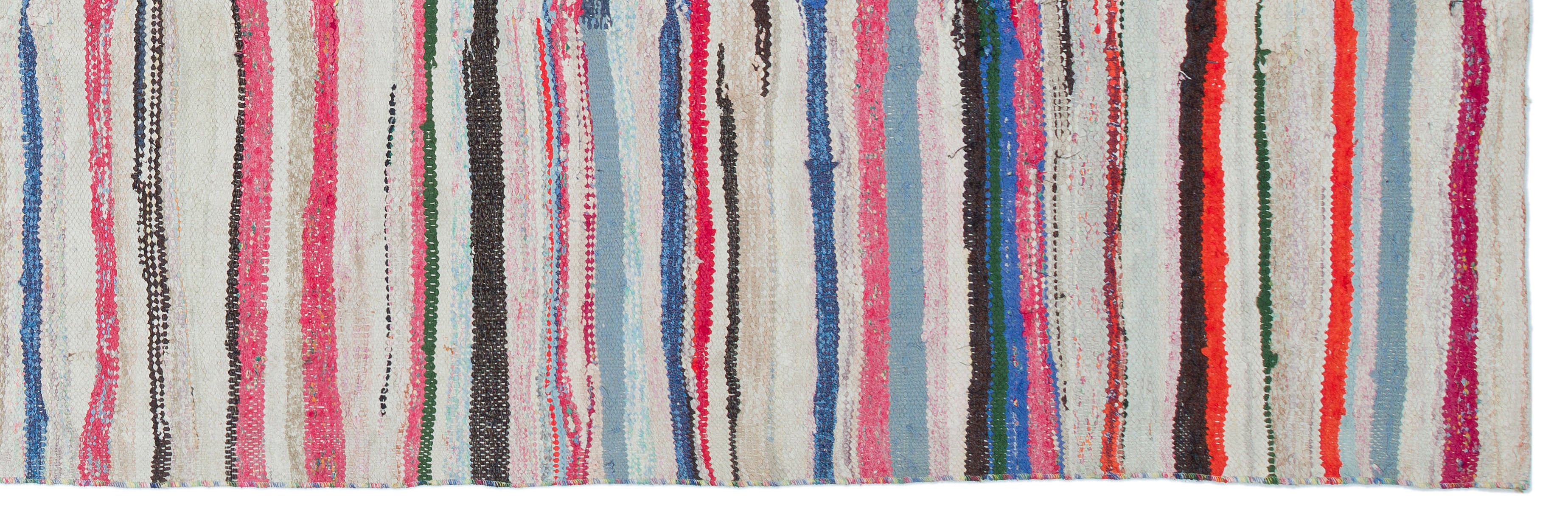 Chaput Over Dyed Kilim Rug 3'5'' x 10'8'' ft 103 x 325 cm