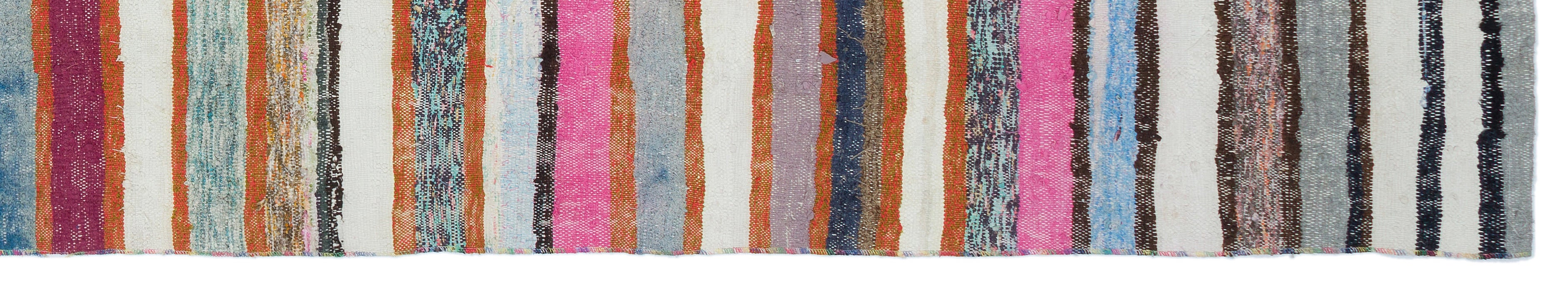 Chaput Over Dyed Kilim Rug 1'10'' x 11'2'' ft 57 x 340 cm