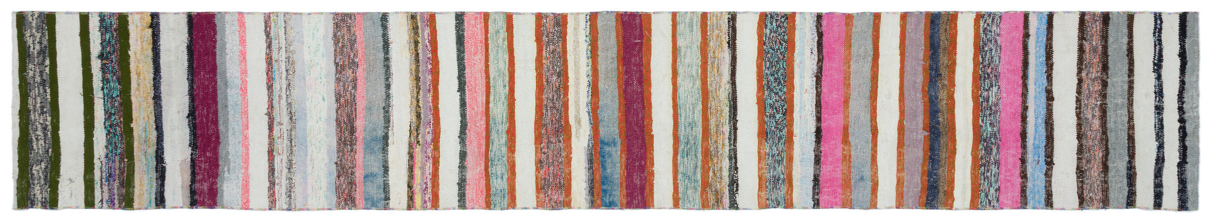 Chaput Over Dyed Kilim Rug 1'10'' x 11'2'' ft 57 x 340 cm