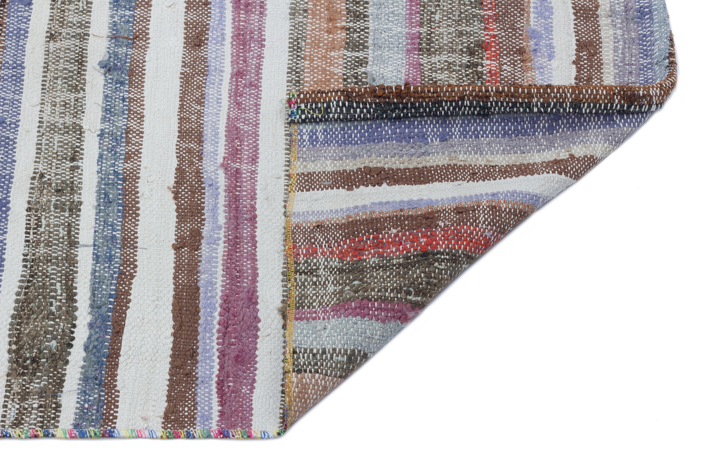 Chaput Over Dyed Kilim Rug 3'6'' x 7'7'' ft 107 x 230 cm