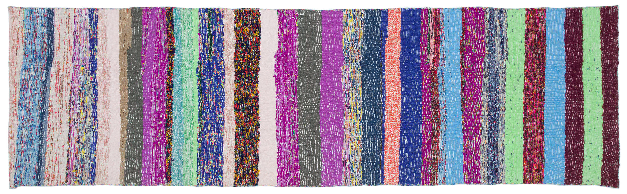 Chaput Over Dyed Kilim Rug 2'12'' x 10'4'' ft 91 x 315 cm