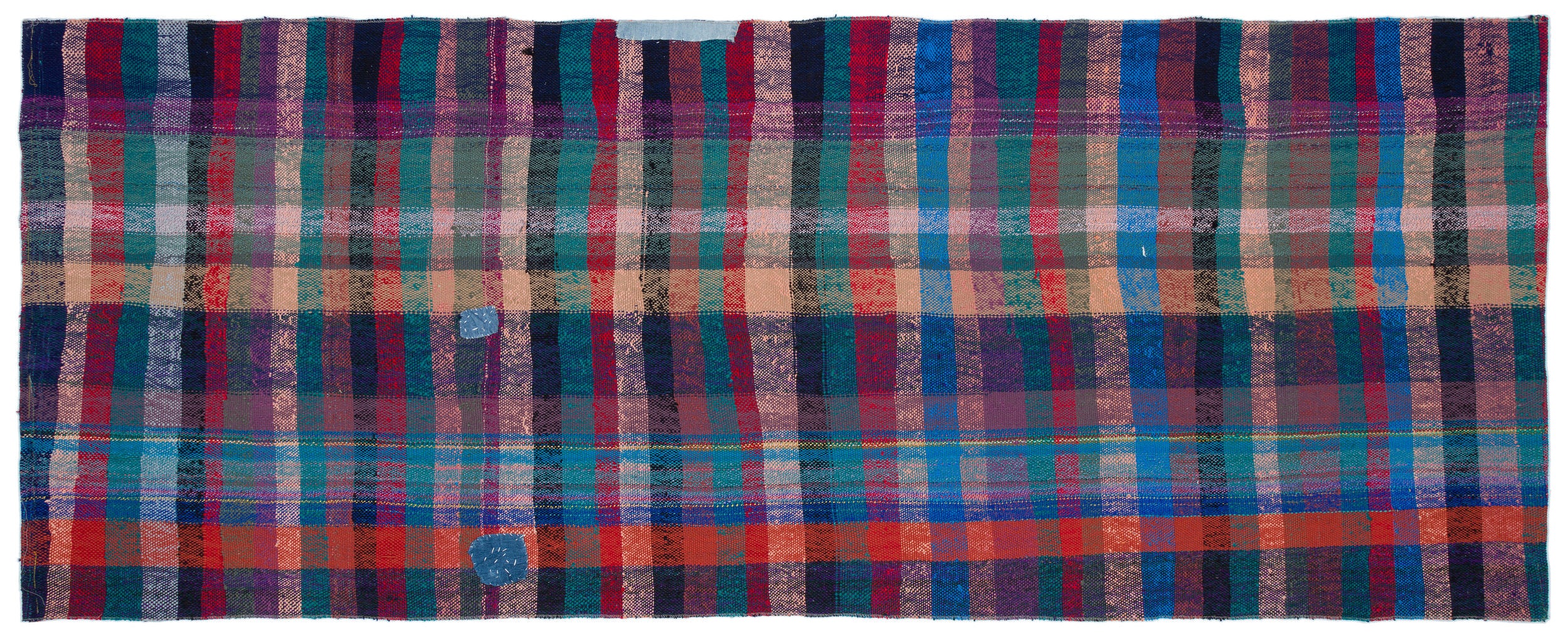 Chaput Over Dyed Kilim Rug 4'2'' x 10'7'' ft 126 x 322 cm