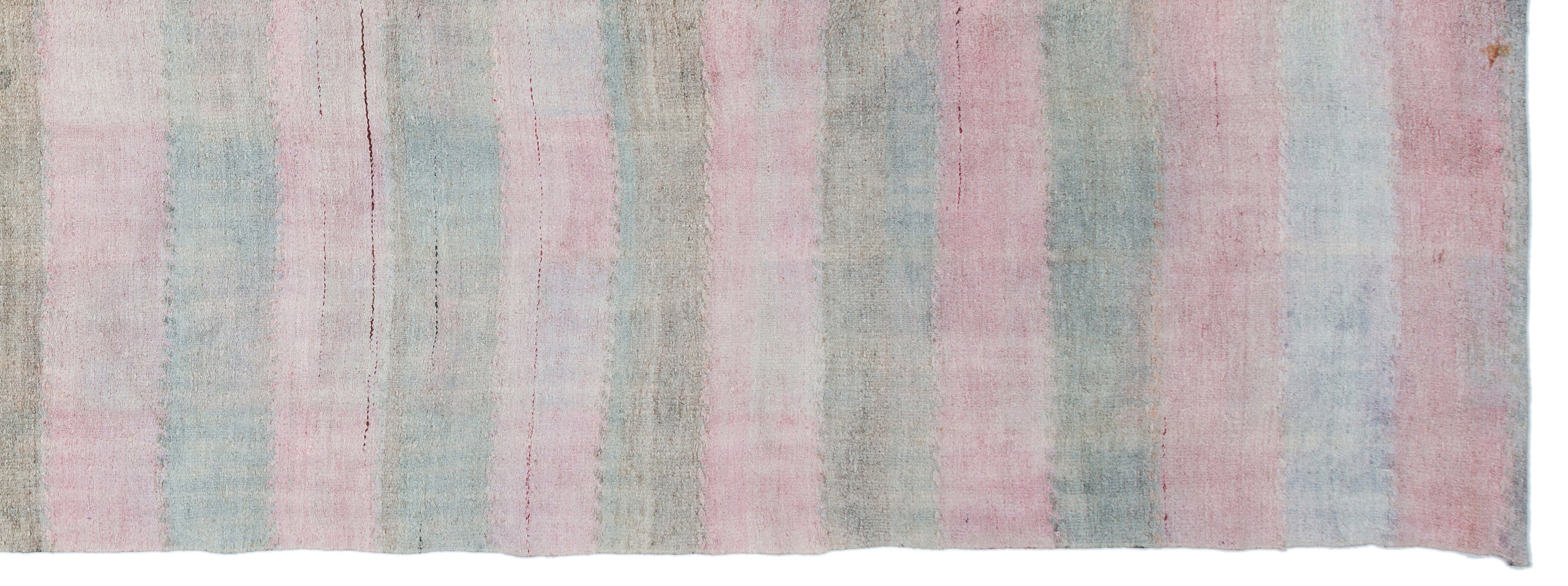 Chaput Over Dyed Kilim Rug 4'4'' x 12'2'' ft 133 x 370 cm