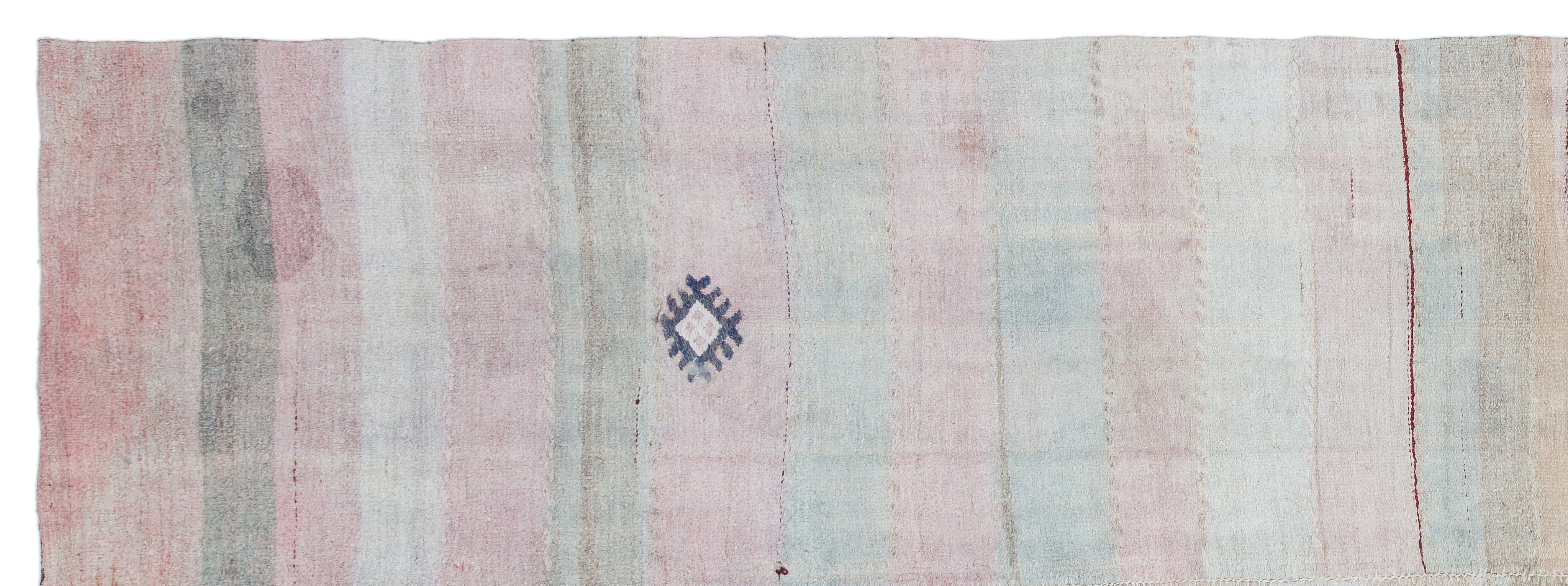 Chaput Over Dyed Kilim Rug 4'4'' x 12'2'' ft 133 x 370 cm