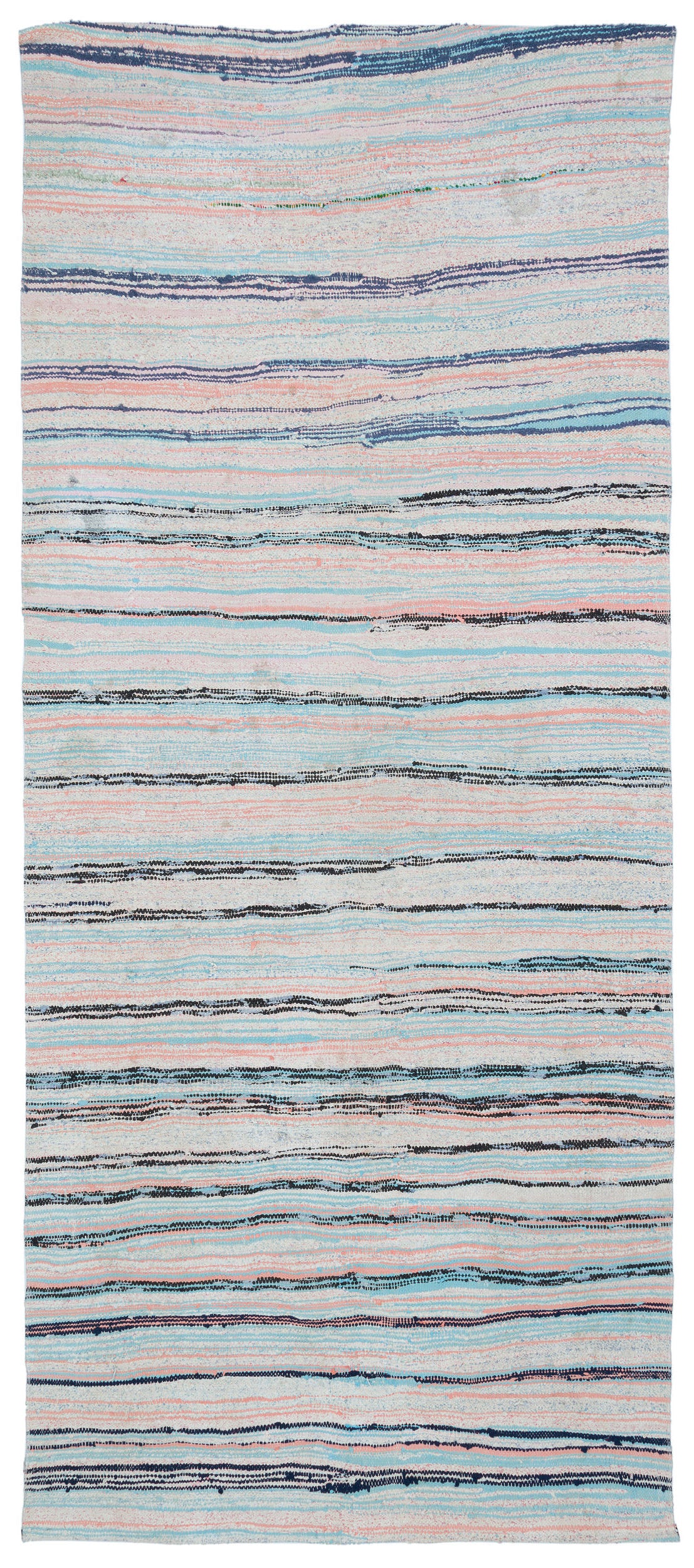 Chaput Over Dyed Kilim Rug 4'5'' x 10'3'' ft 134 x 312 cm