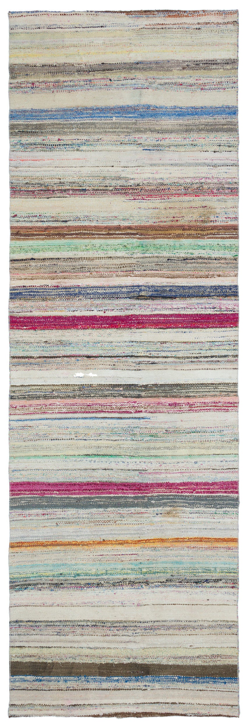 Chaput Over Dyed Kilim Rug 4'1'' x 12'4'' ft 124 x 376 cm
