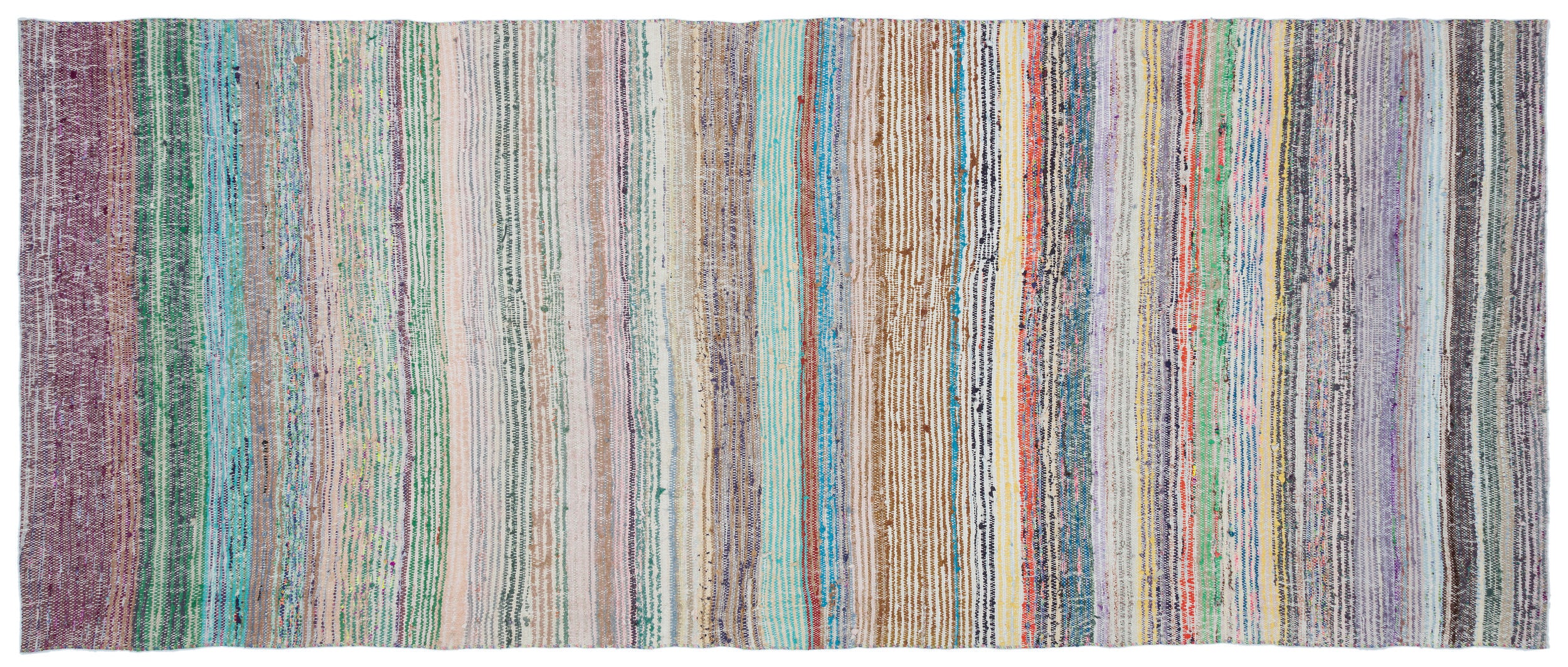 Chaput Over Dyed Kilim Rug 4'5'' x 10'10'' ft 135 x 330 cm