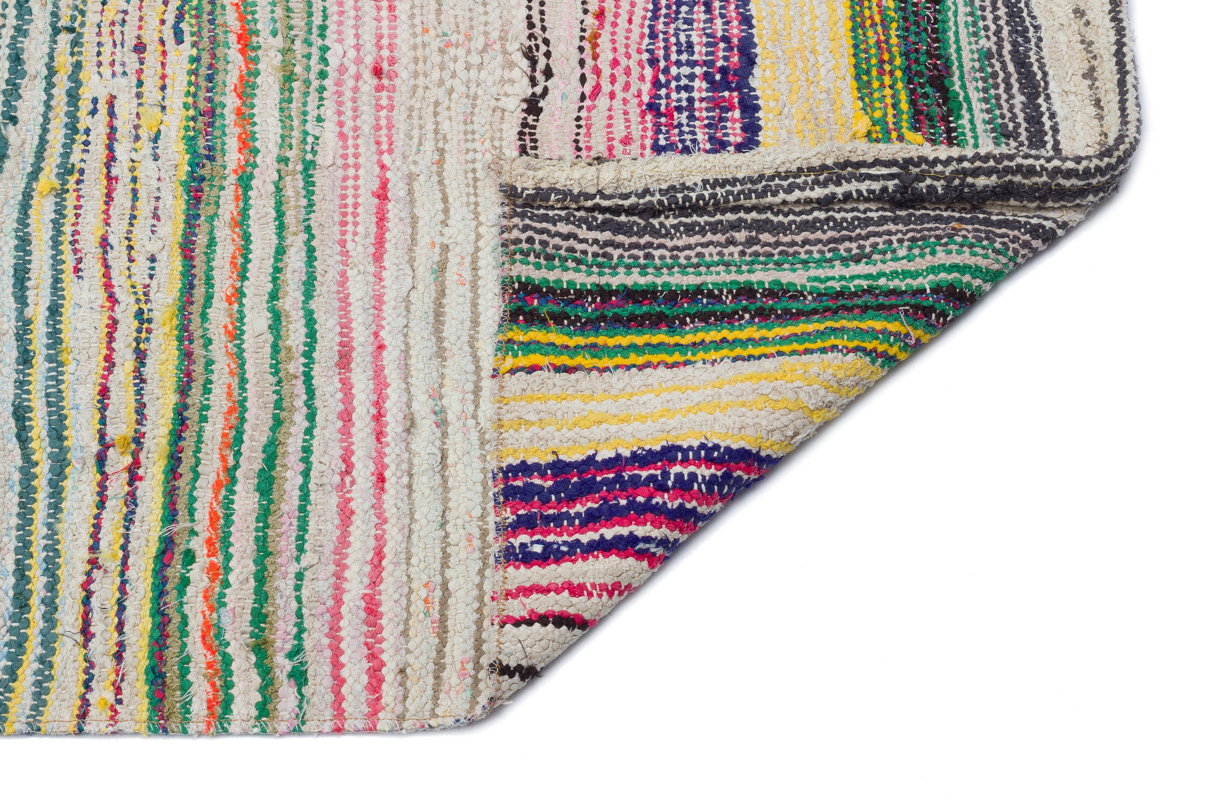 Chaput Over Dyed Kilim Rug 4'5'' x 12'4'' ft 135 x 377 cm