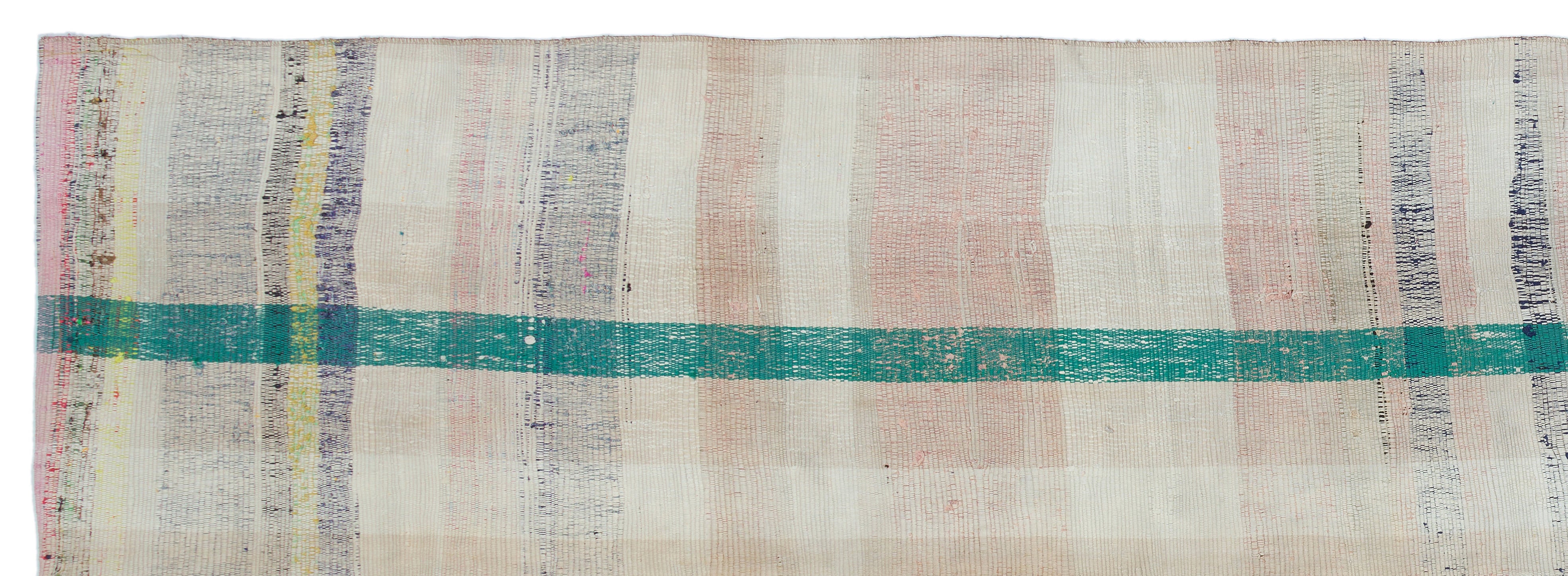 Chaput Over Dyed Kilim Rug 4'1'' x 11'12'' ft 125 x 365 cm
