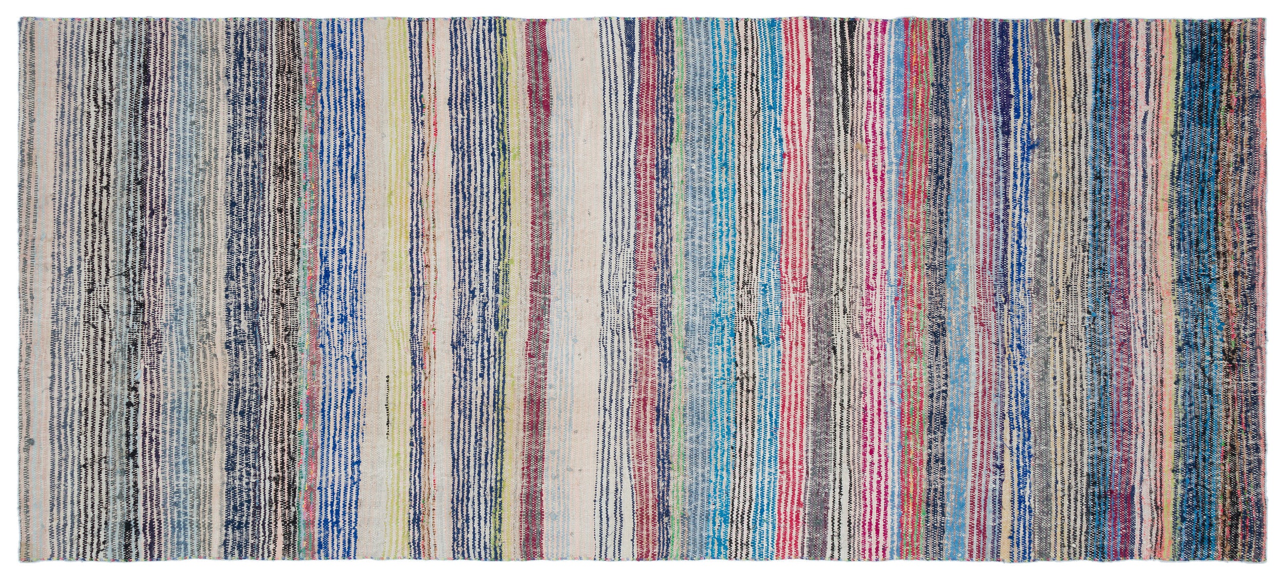 Chaput Over Dyed Kilim Rug 4'5'' x 10'4'' ft 135 x 315 cm