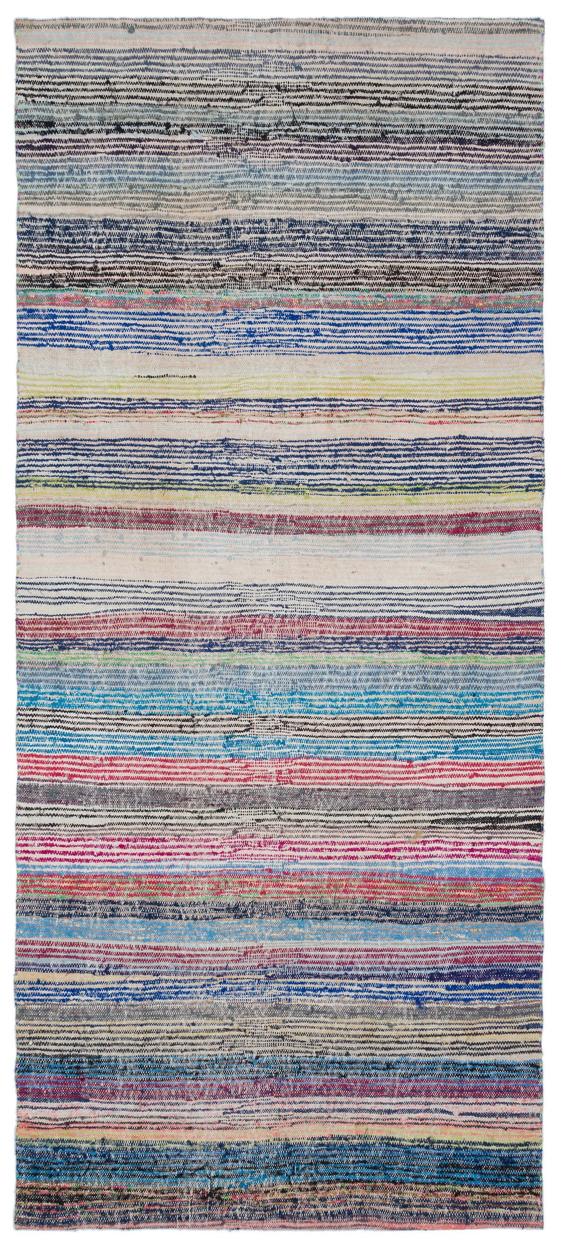 Chaput Over Dyed Kilim Rug 4'5'' x 10'4'' ft 135 x 315 cm