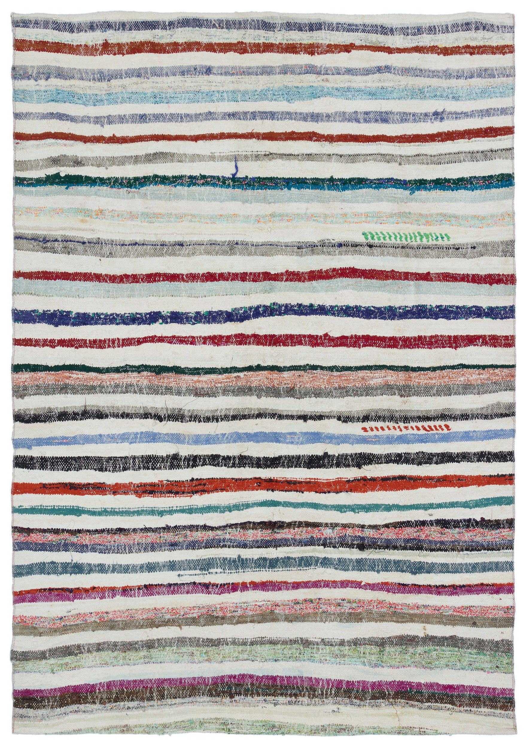 Chaput Over Dyed Kilim Rug 5'5'' x 7'11'' ft 165 x 242 cm