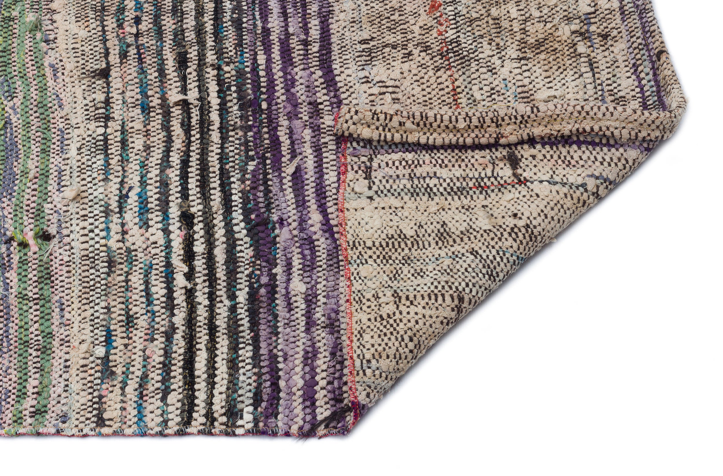 Chaput Over Dyed Kilim Rug 3'12'' x 10'6'' ft 121 x 320 cm