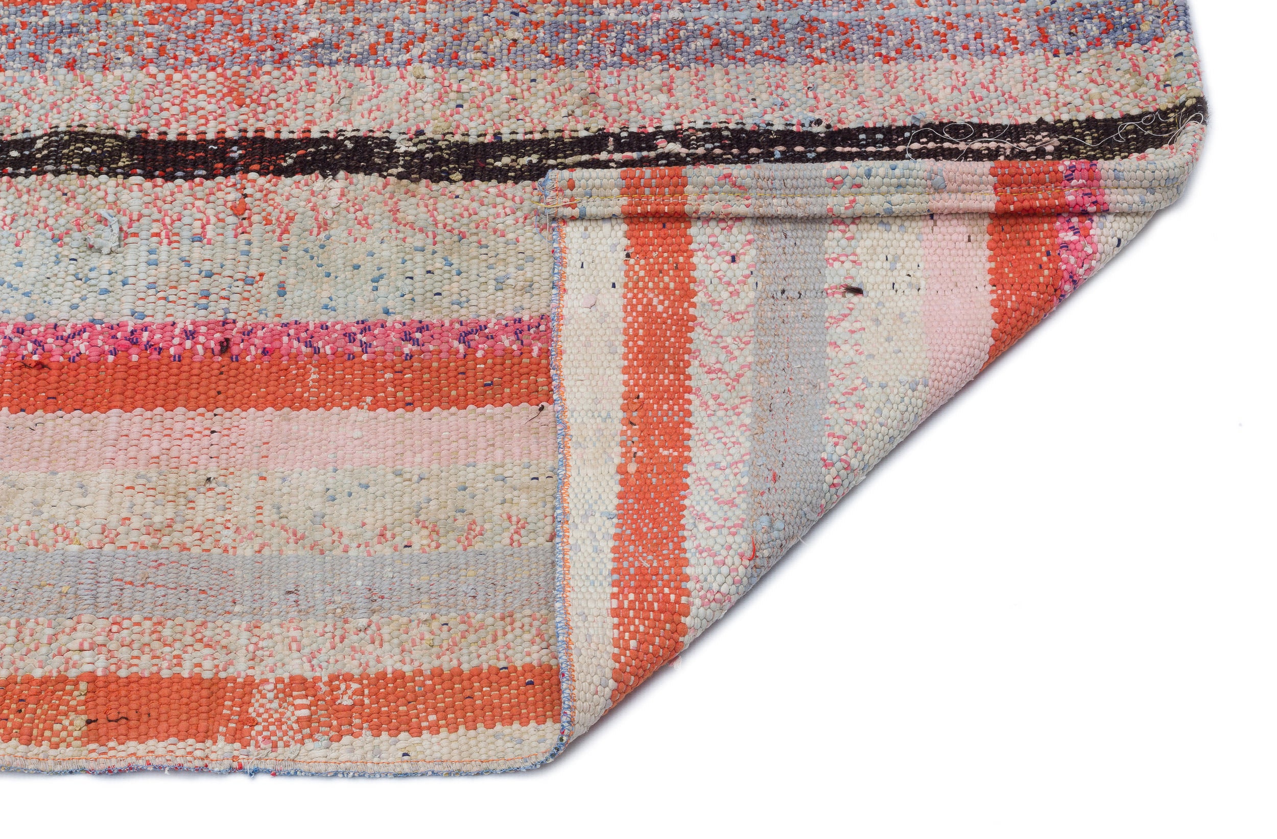 Chaput Over Dyed Kilim Rug 3'5'' x 8'11'' ft 104 x 272 cm