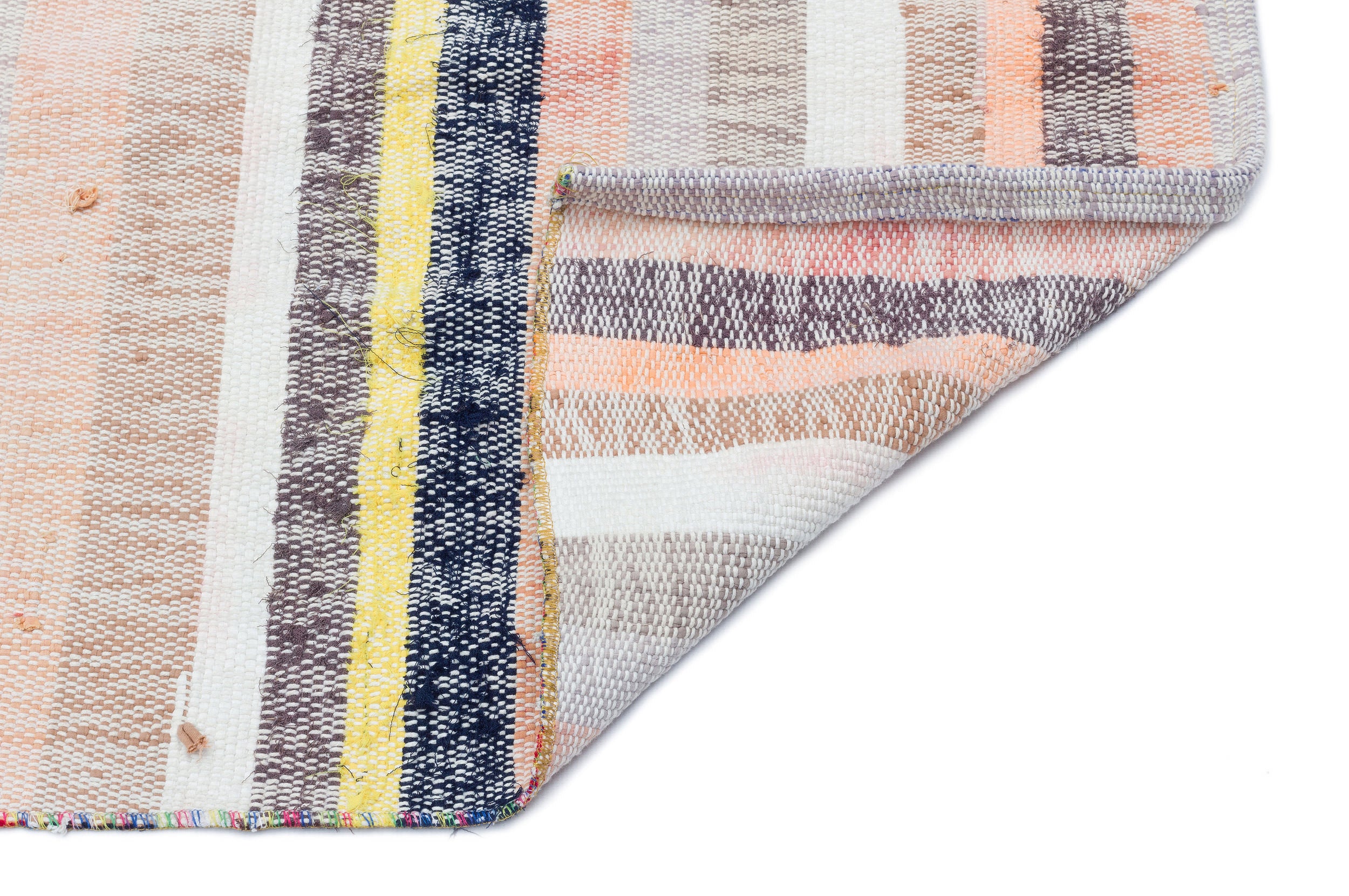 Chaput Over Dyed Kilim Rug 3'7'' x 7'11'' ft 110 x 241 cm
