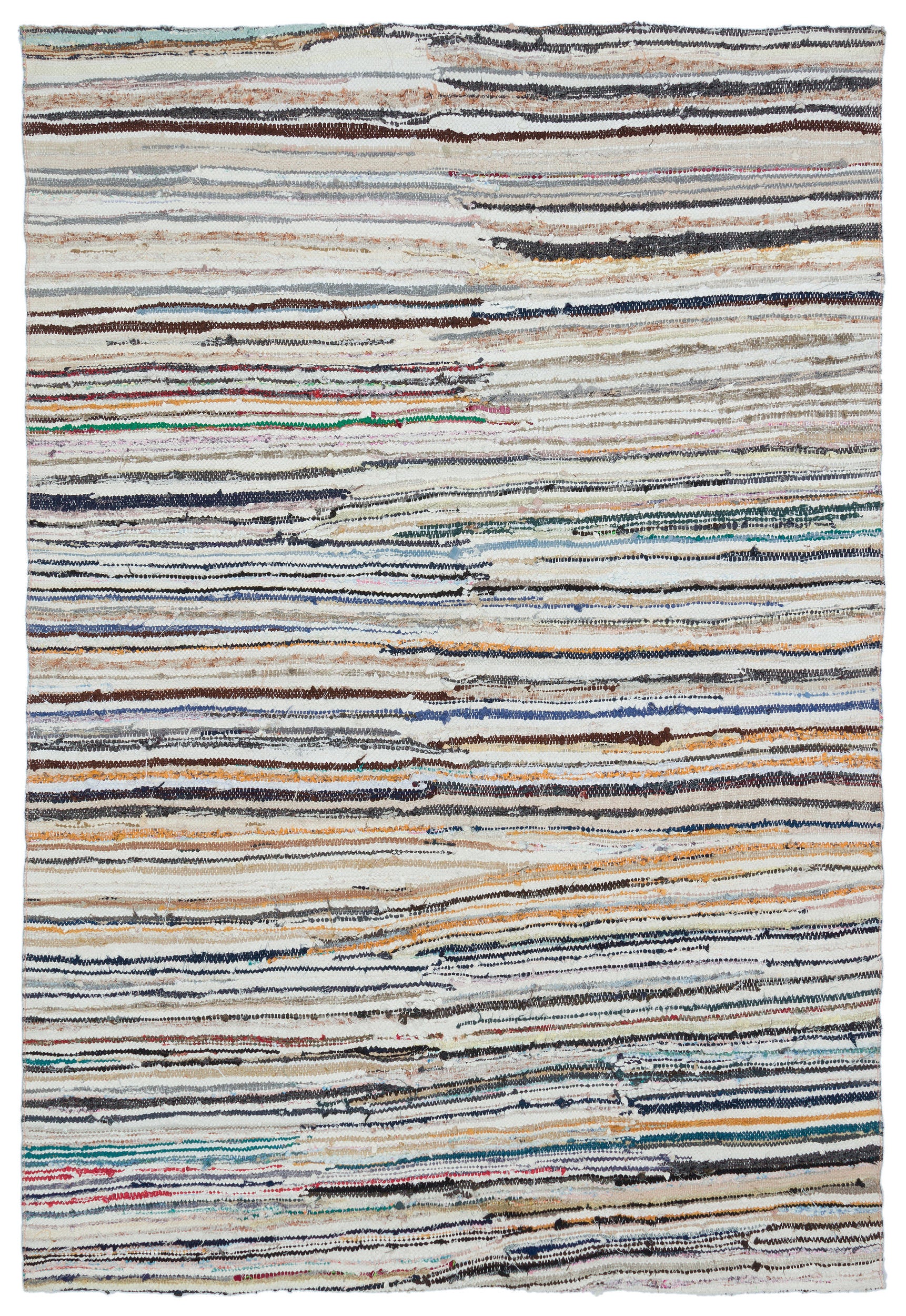 Chaput Over Dyed Kilim Rug 5'6'' x 7'11'' ft 167 x 242 cm