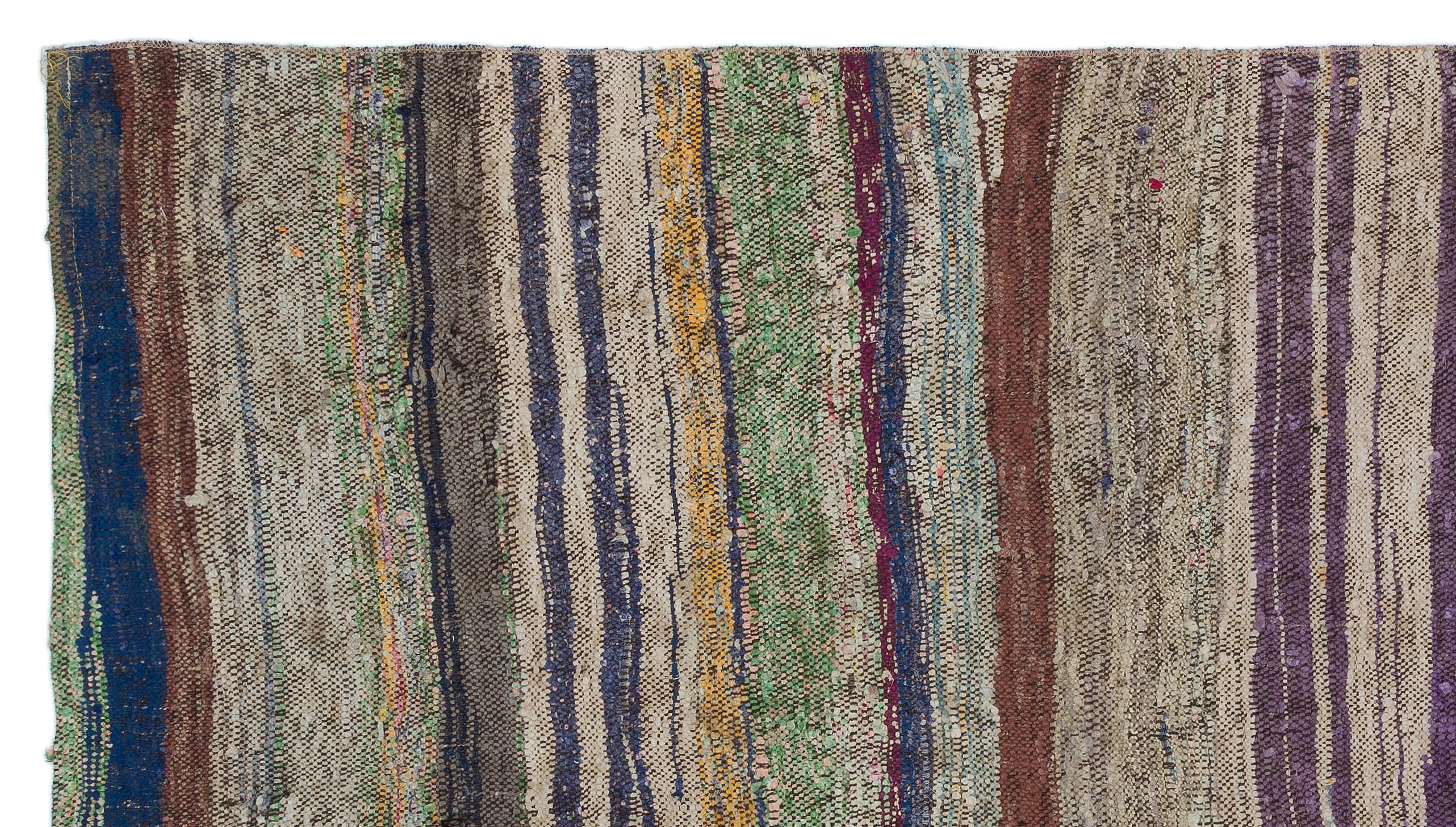Chaput Over Dyed Kilim Rug 4'3'' x 7'7'' ft 130 x 230 cm