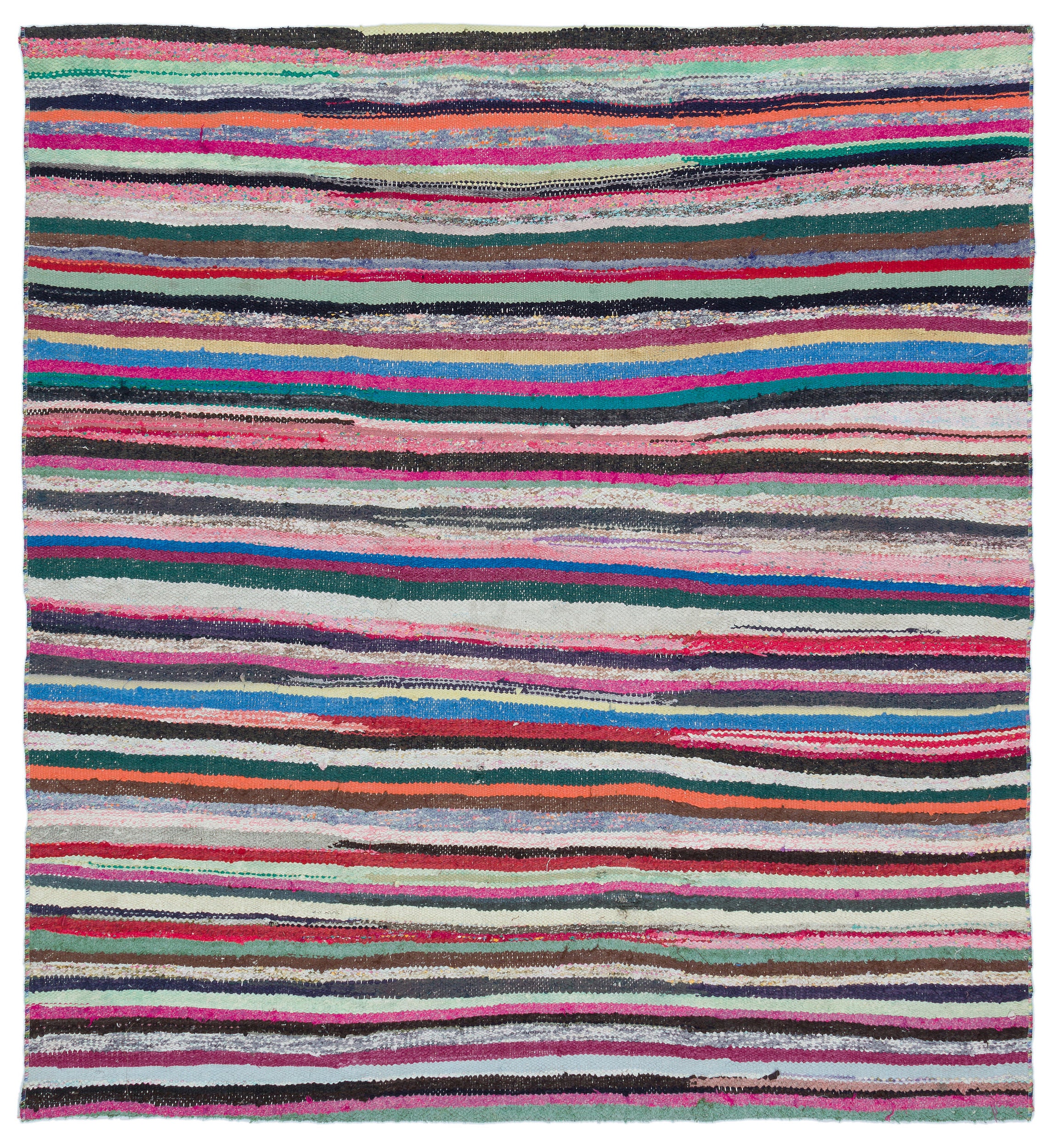 Chaput Over Dyed Kilim Rug 5'5'' x 5'9'' ft 164 x 175 cm