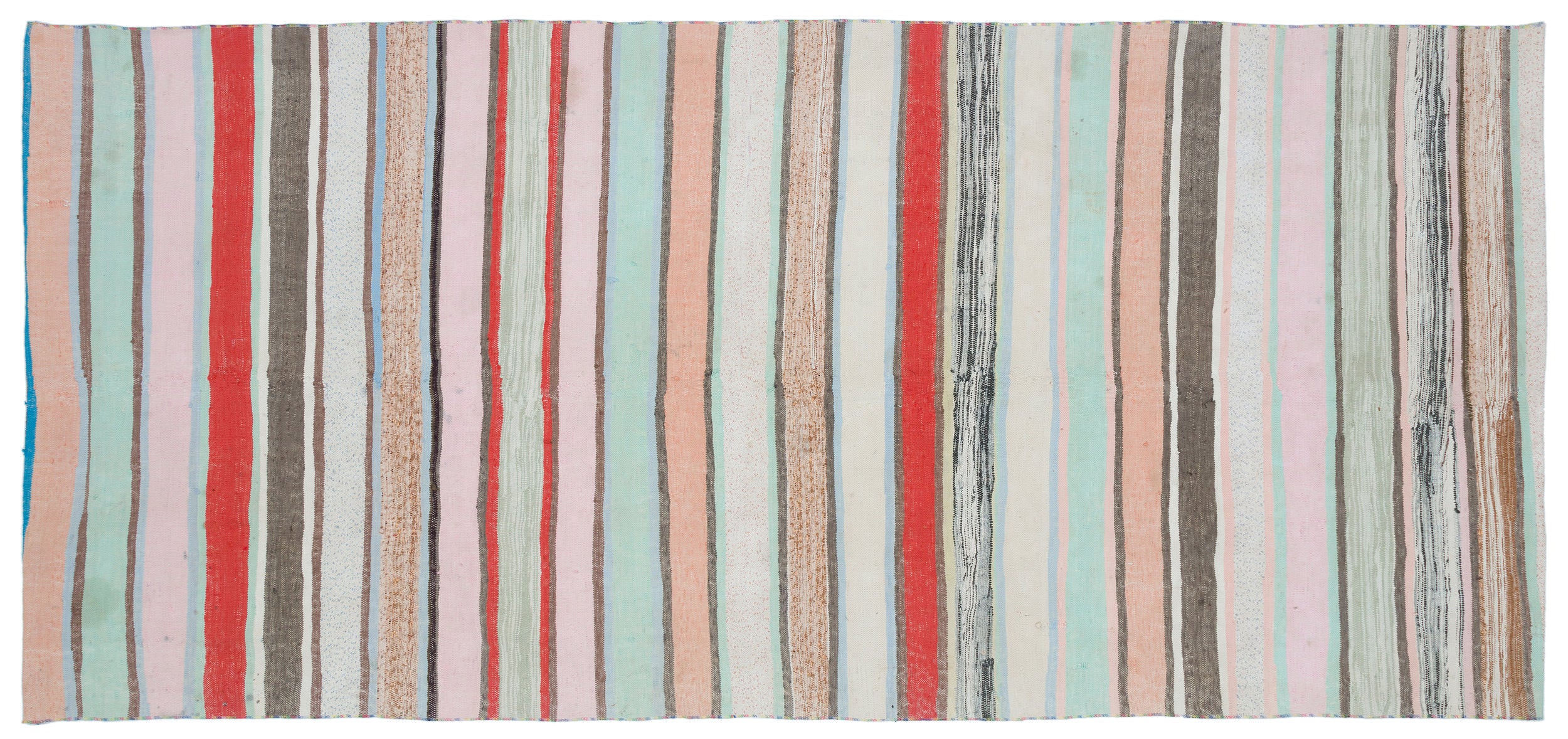 Chaput Over Dyed Kilim Rug 4'10'' x 10'10'' ft 148 x 331 cm