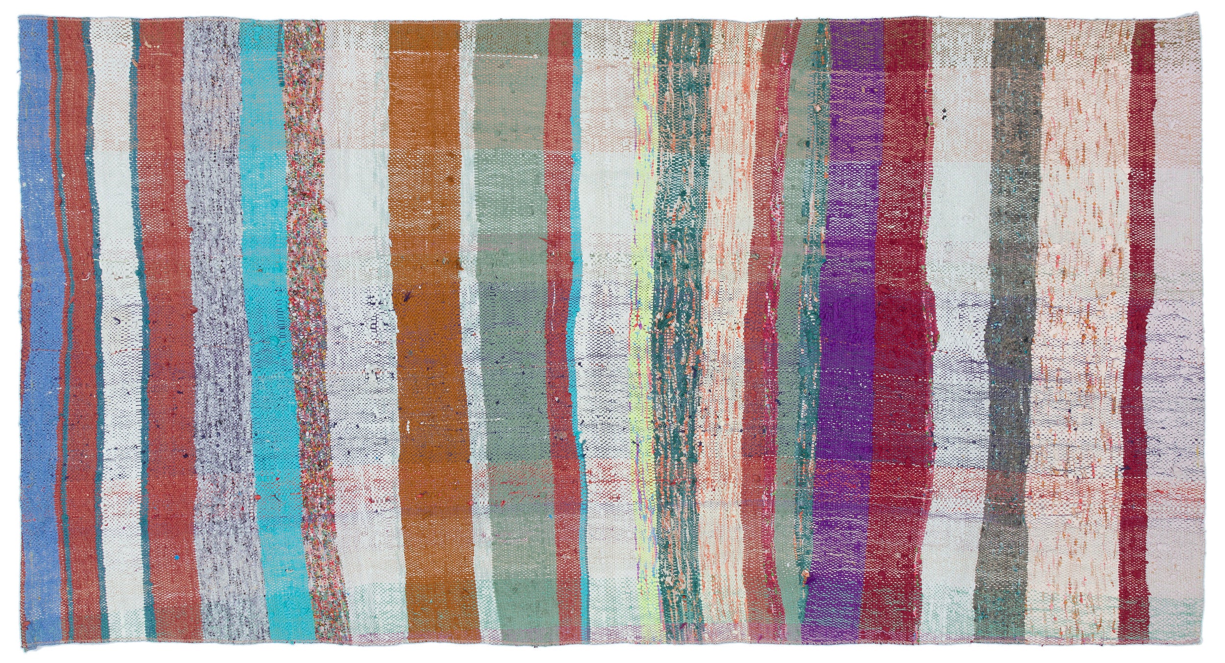 Chaput Over Dyed Kilim Rug 3'12'' x 7'5'' ft 121 x 226 cm