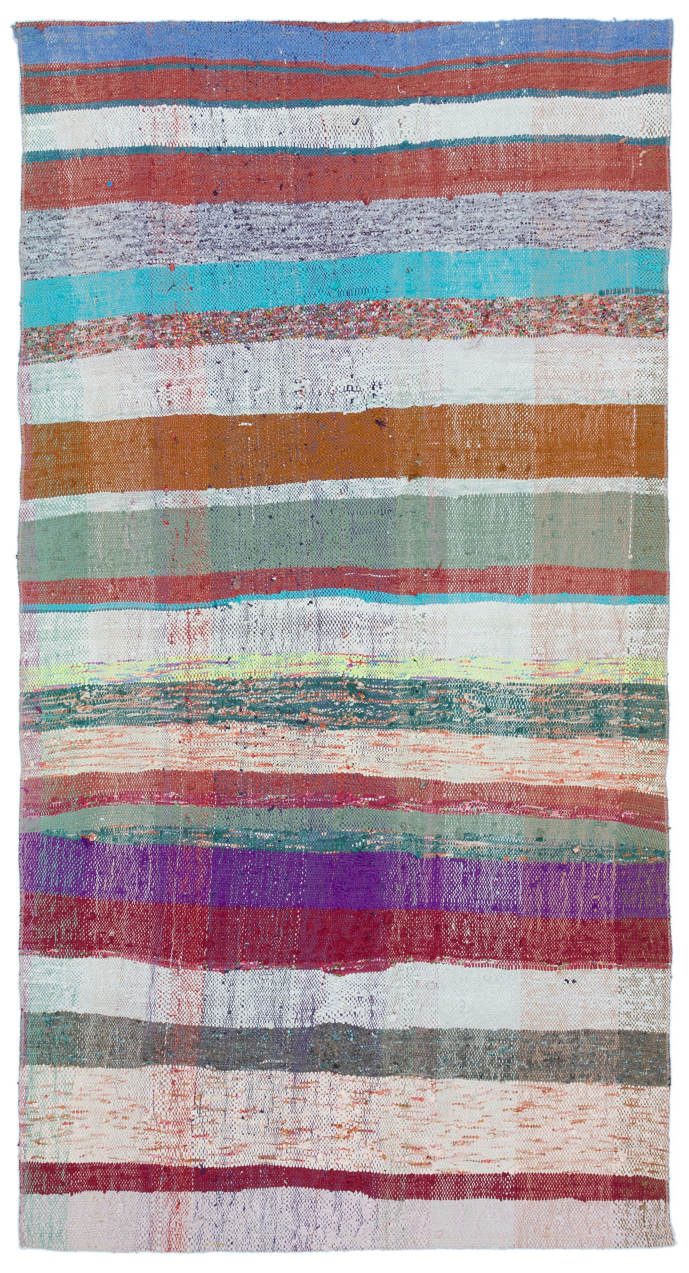 Chaput Over Dyed Kilim Rug 3'12'' x 7'5'' ft 121 x 226 cm
