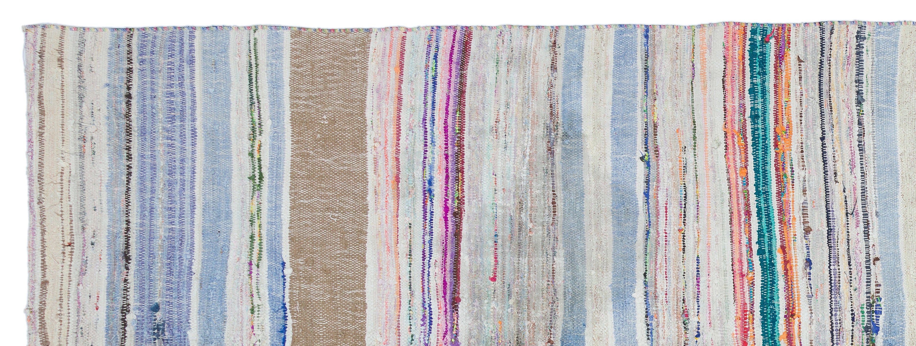Chaput Over Dyed Kilim Rug 4'1'' x 11'2'' ft 124 x 340 cm