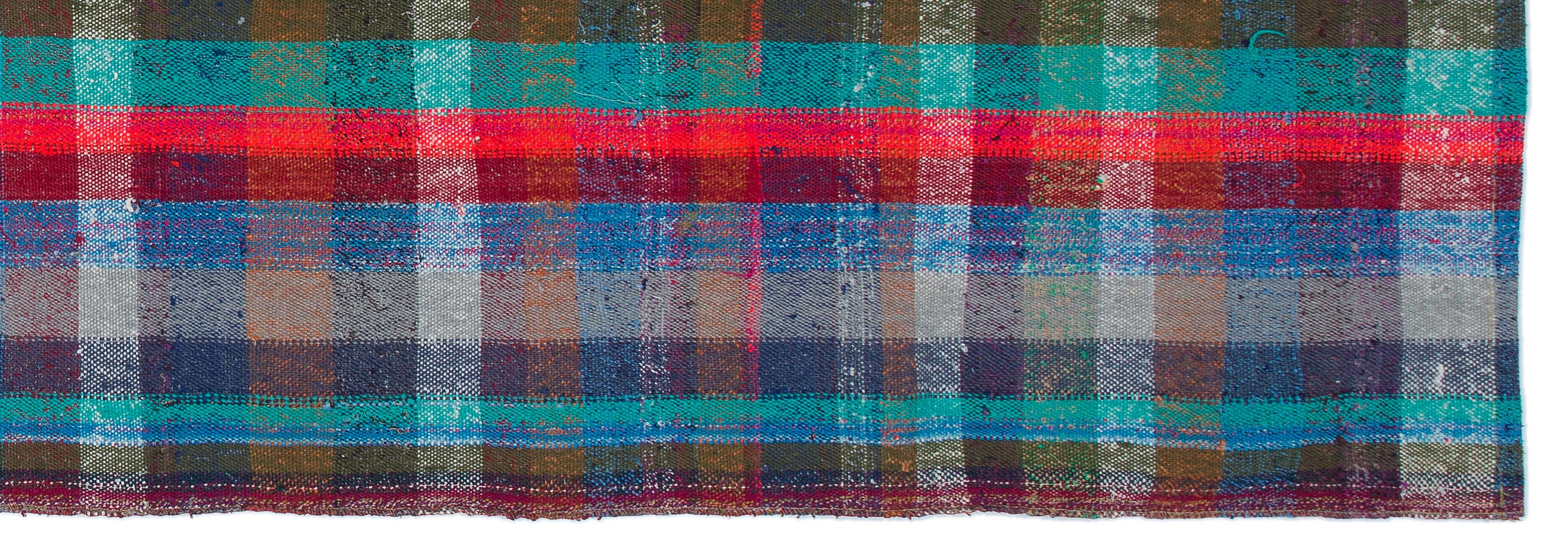 Chaput Over Dyed Kilim Rug 2'10'' x 8'6'' ft 87 x 258 cm