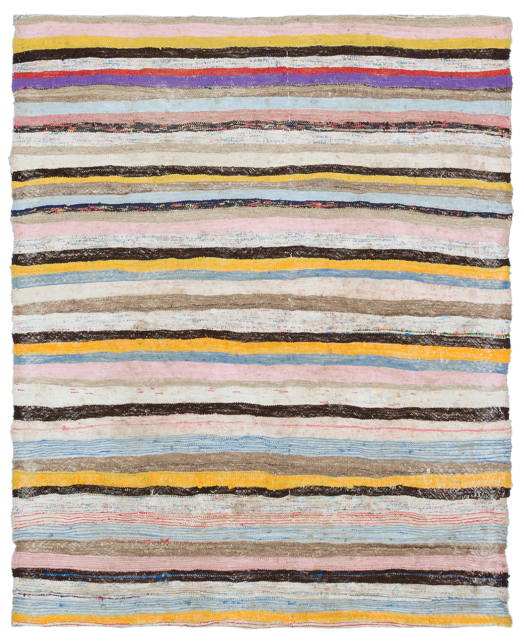 Chaput Over Dyed Kilim Rug 4'6'' x 5'7'' ft 138 x 170 cm