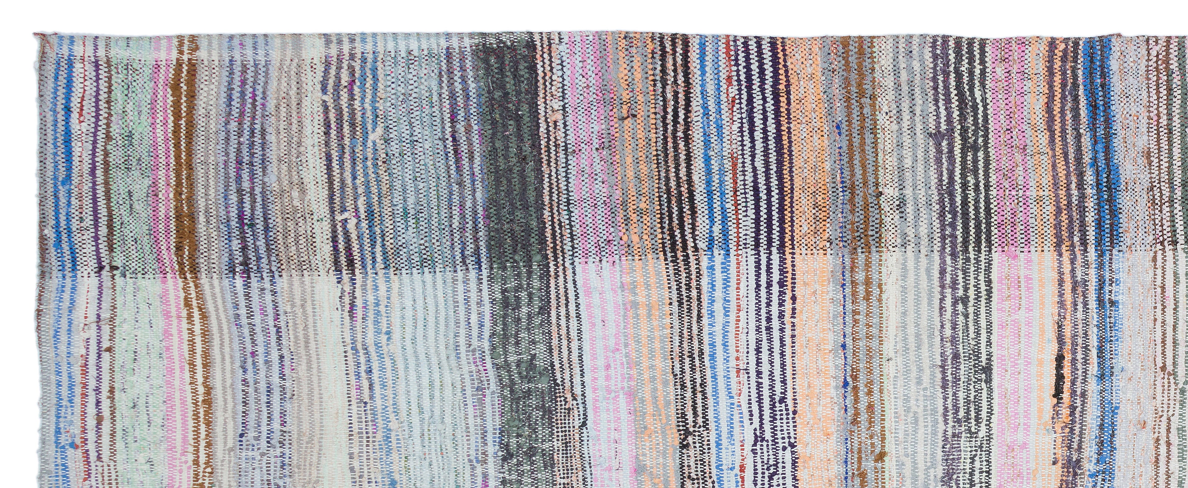 Chaput Over Dyed Kilim Rug 4'5'' x 11'3'' ft 135 x 344 cm