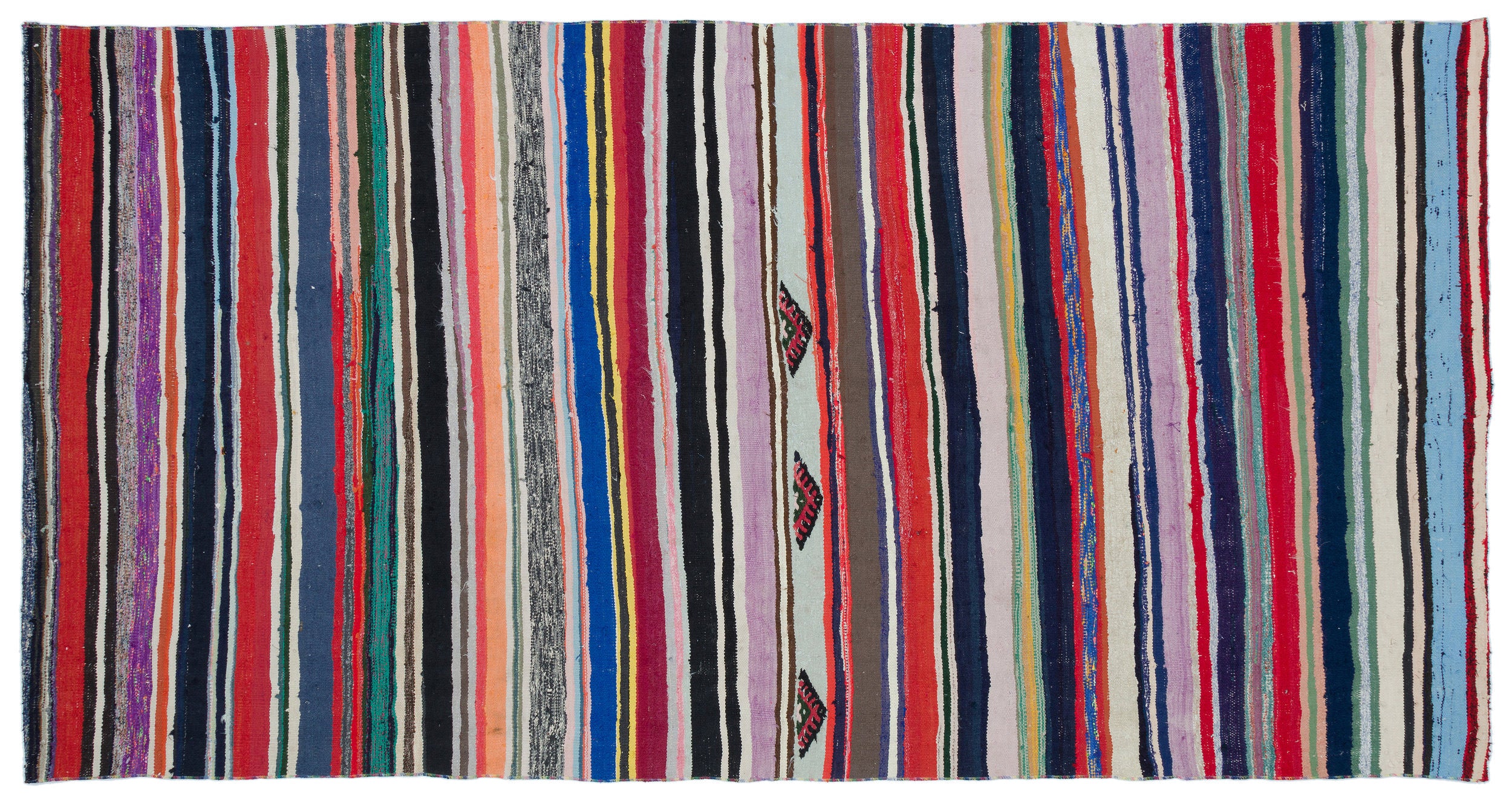 Chaput Over Dyed Kilim Rug 5'4'' x 9'11'' ft 162 x 303 cm