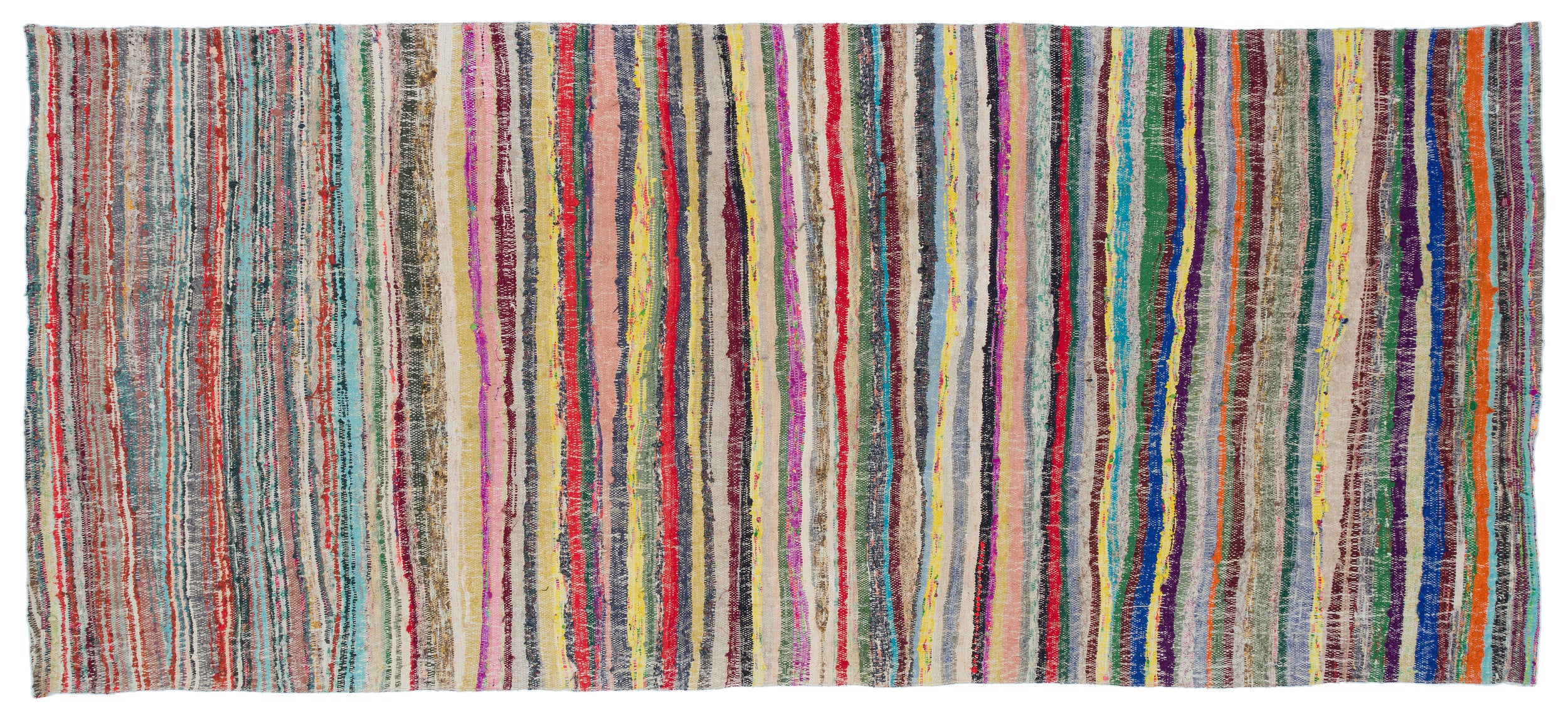 Chaput Over Dyed Kilim Rug 4'10'' x 11'1'' ft 147 x 338 cm