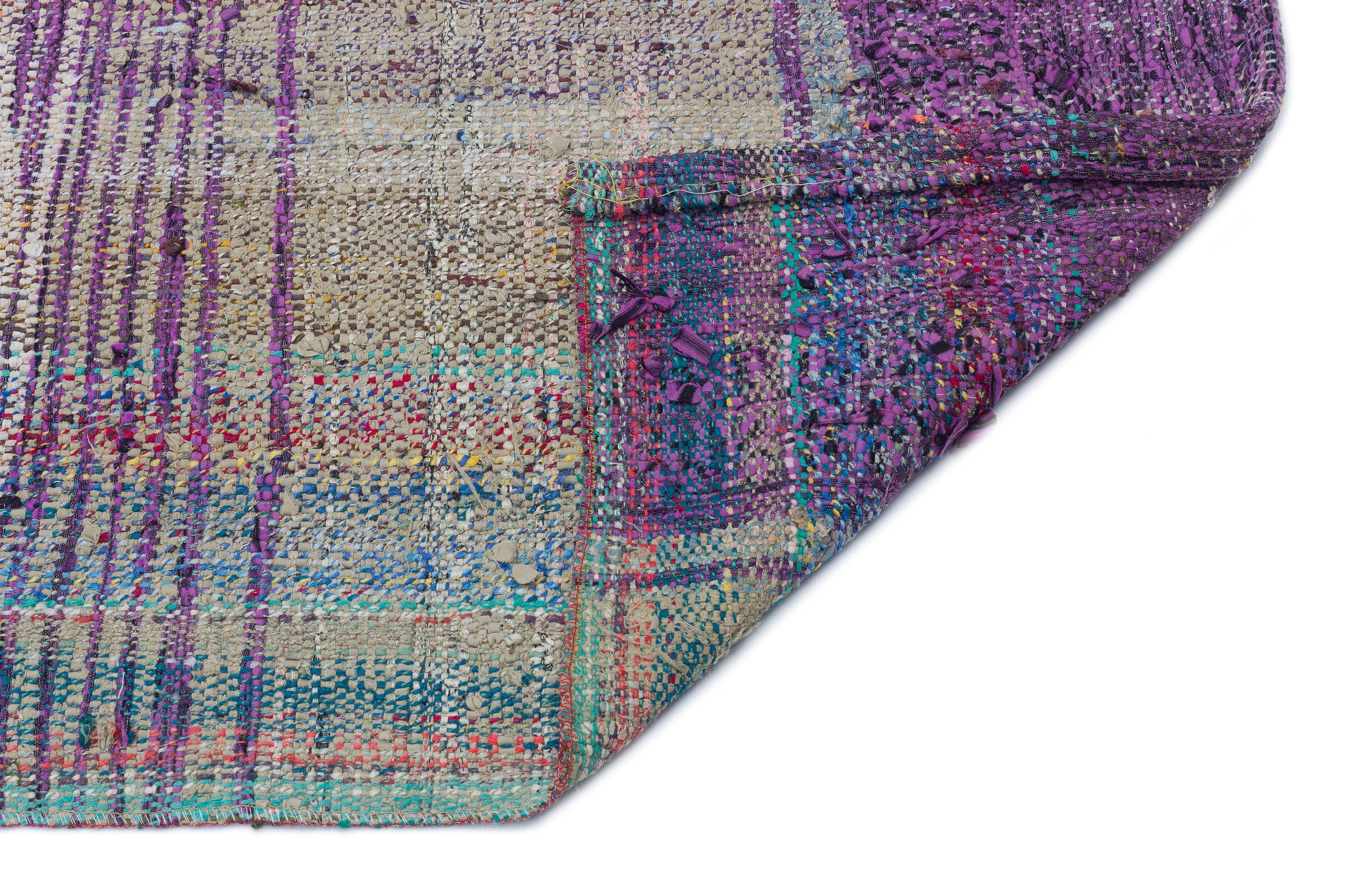 Chaput Over Dyed Kilim Rug 3'2'' x 9'10'' ft 96 x 300 cm