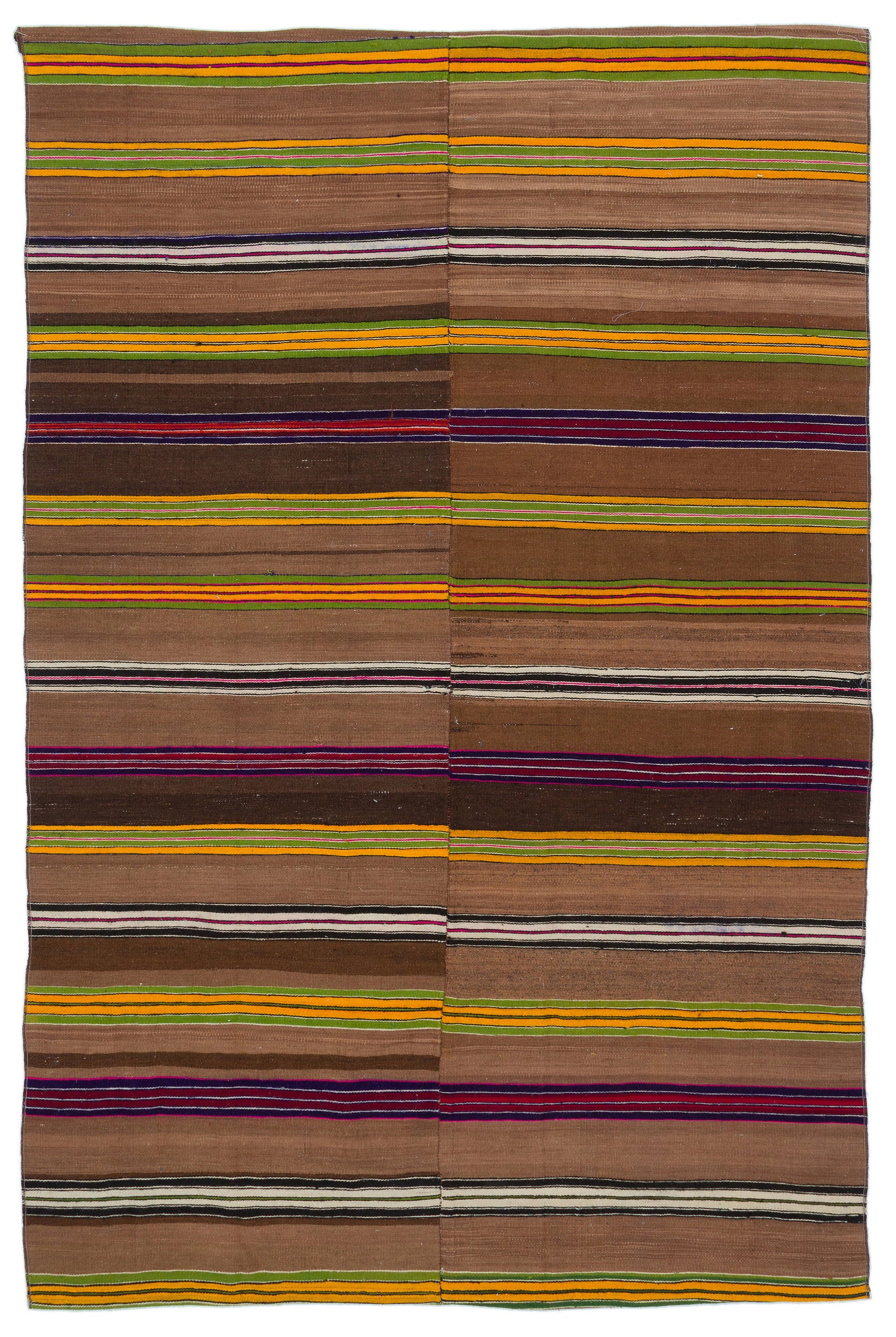 Chaput Over Dyed Kilim Rug 4'8'' x 6'11'' ft 141 x 211 cm